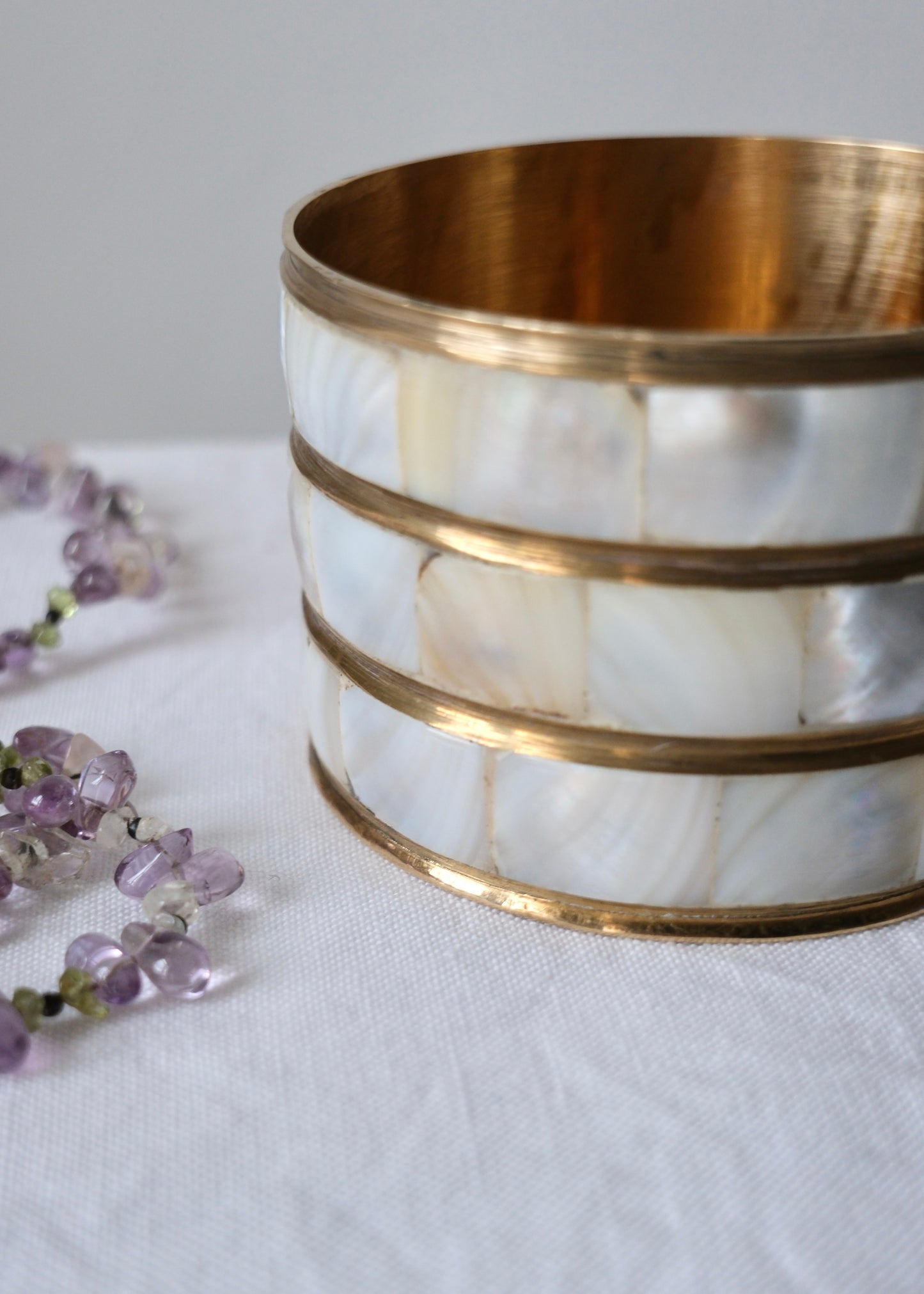 Boîte à bijoux en nacre