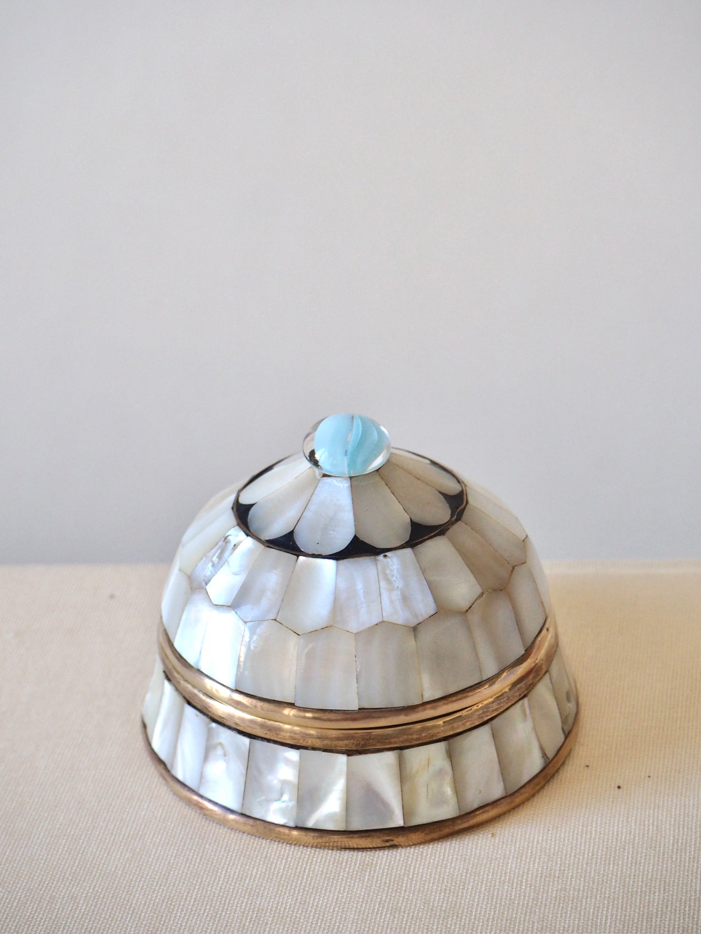 La boîte à bijoux nacrée