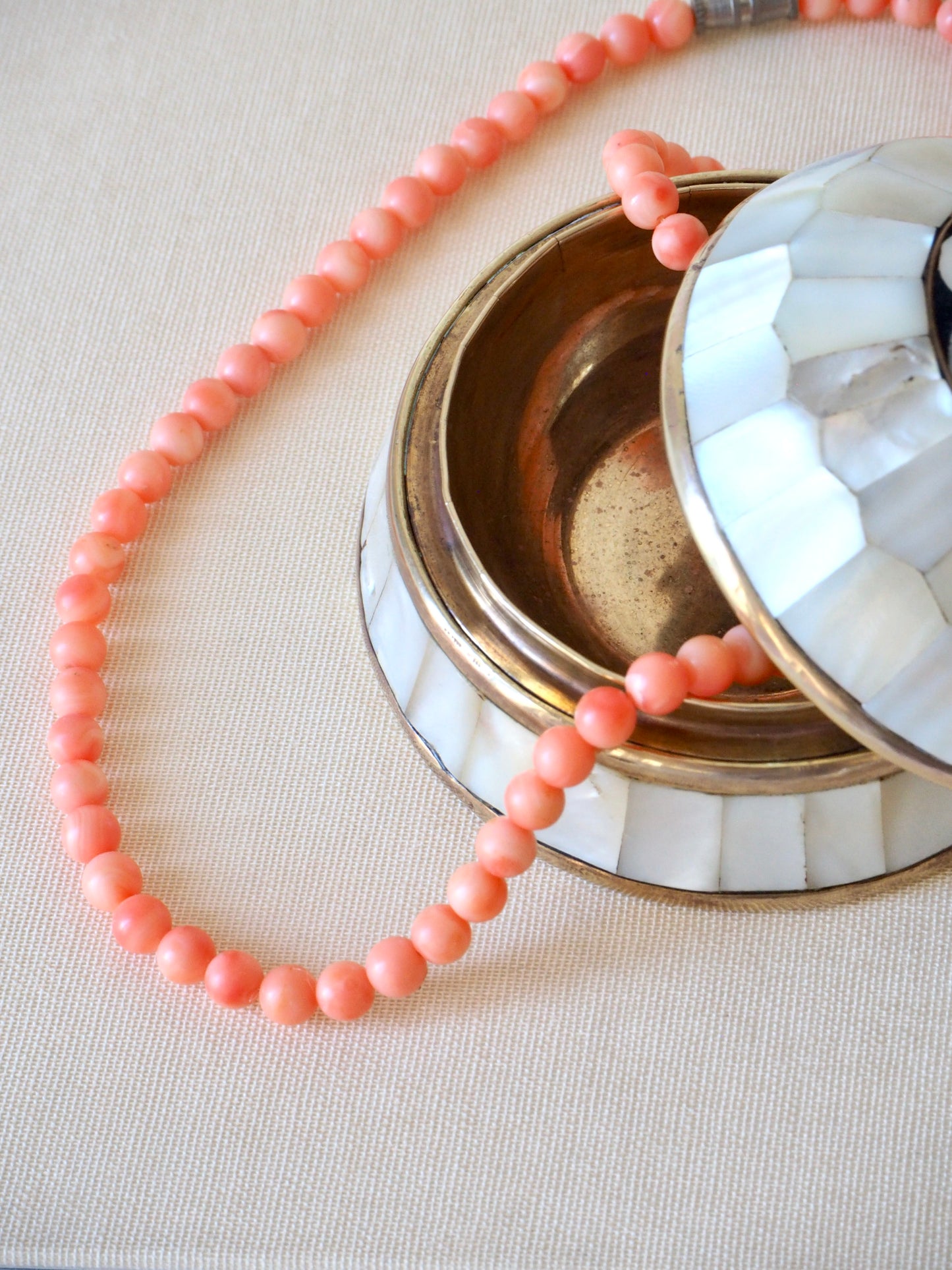 La boîte à bijoux nacrée