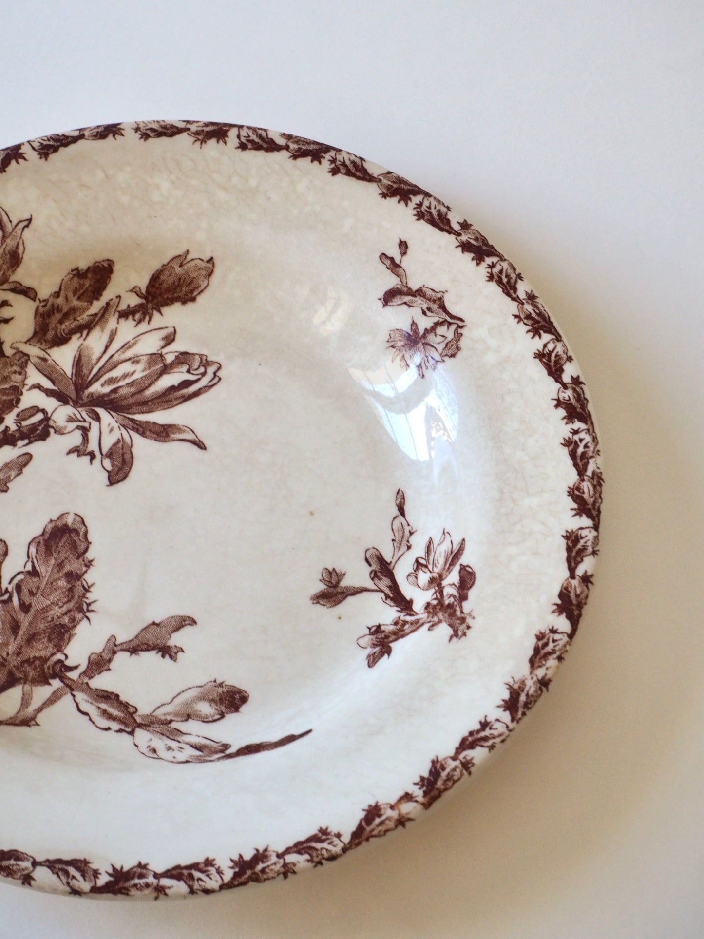 Assiettes en terre de fer, Gien