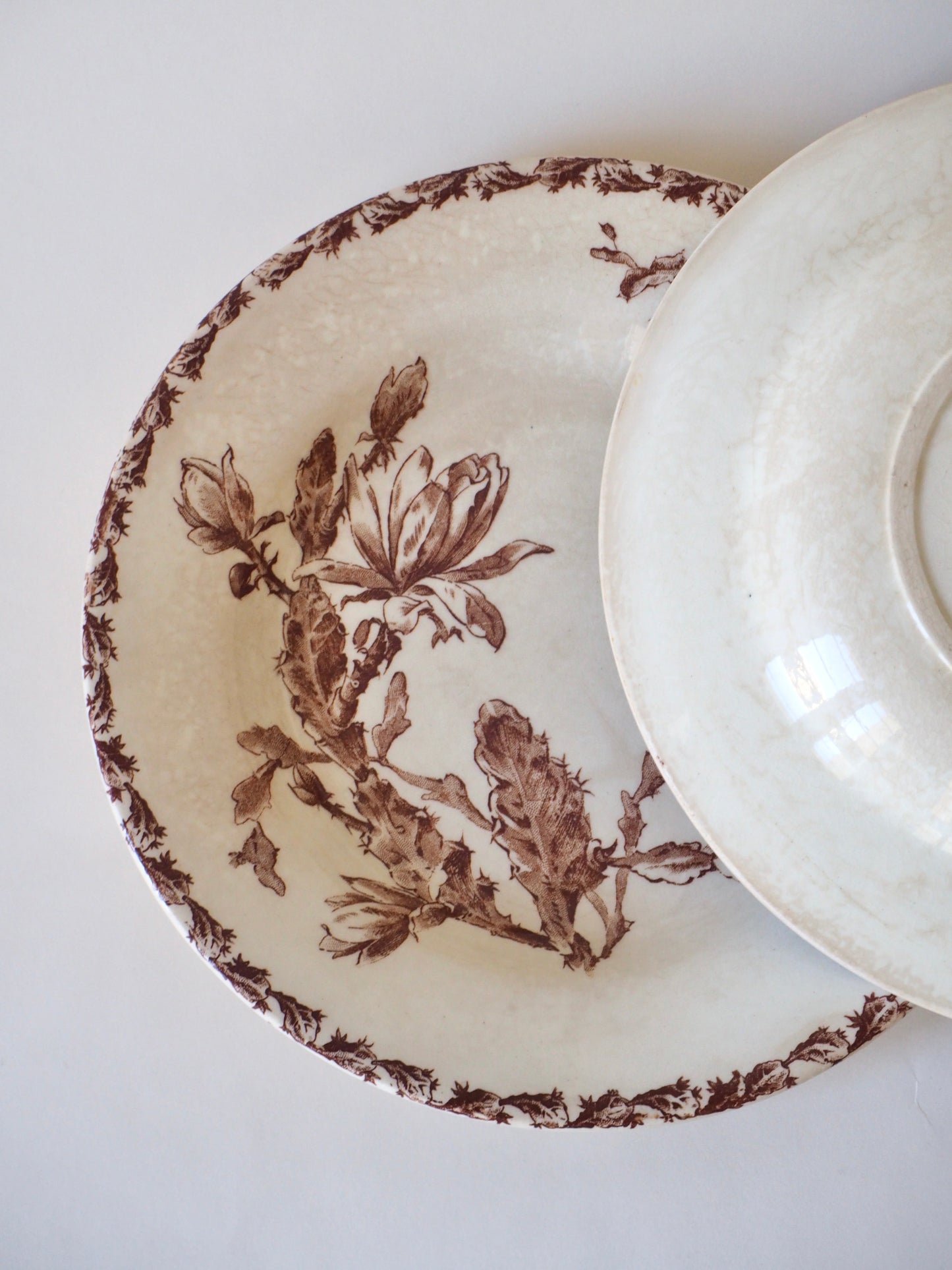 Assiettes en terre de fer, Gien