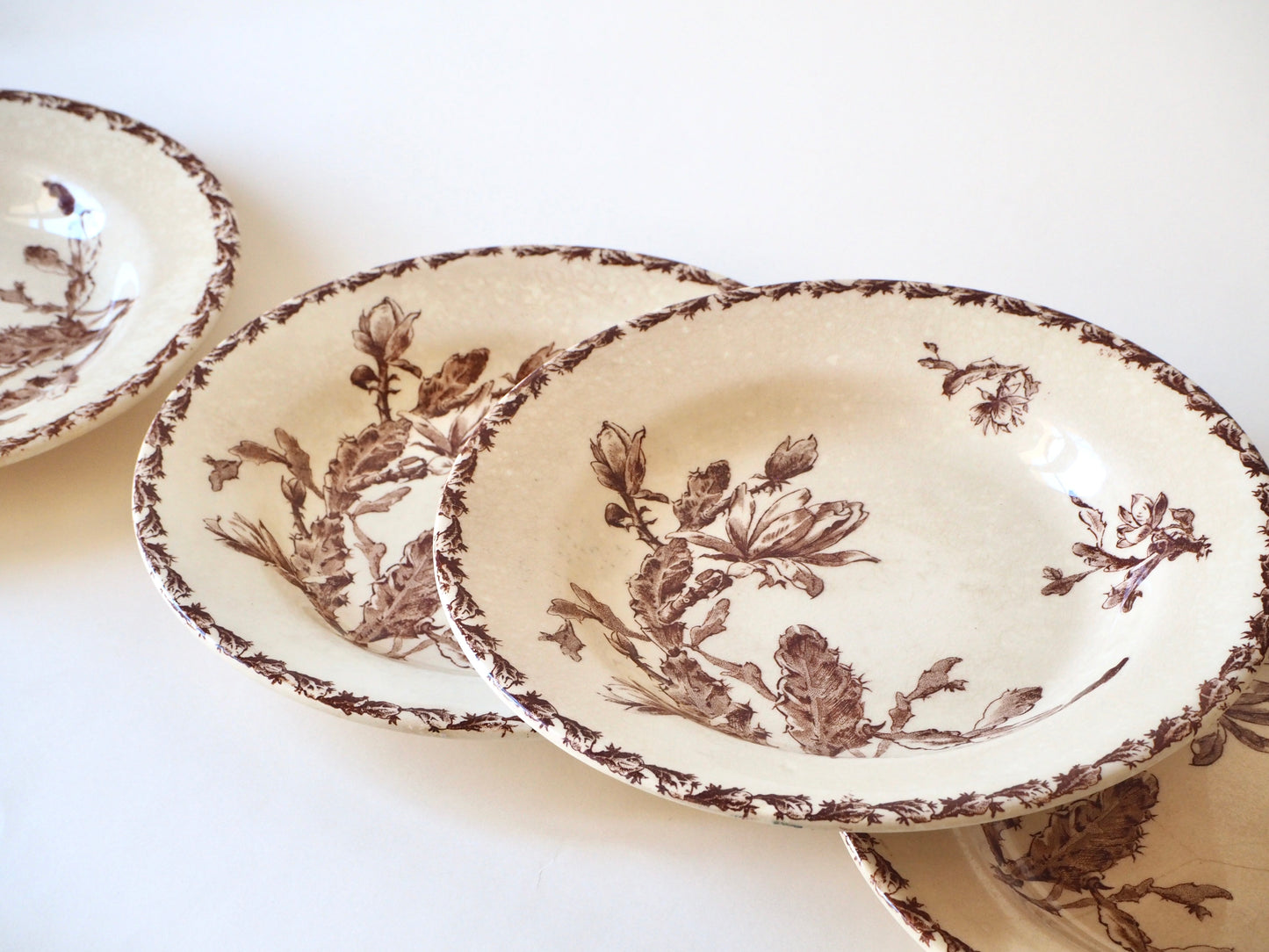 Assiettes en terre de fer, Gien