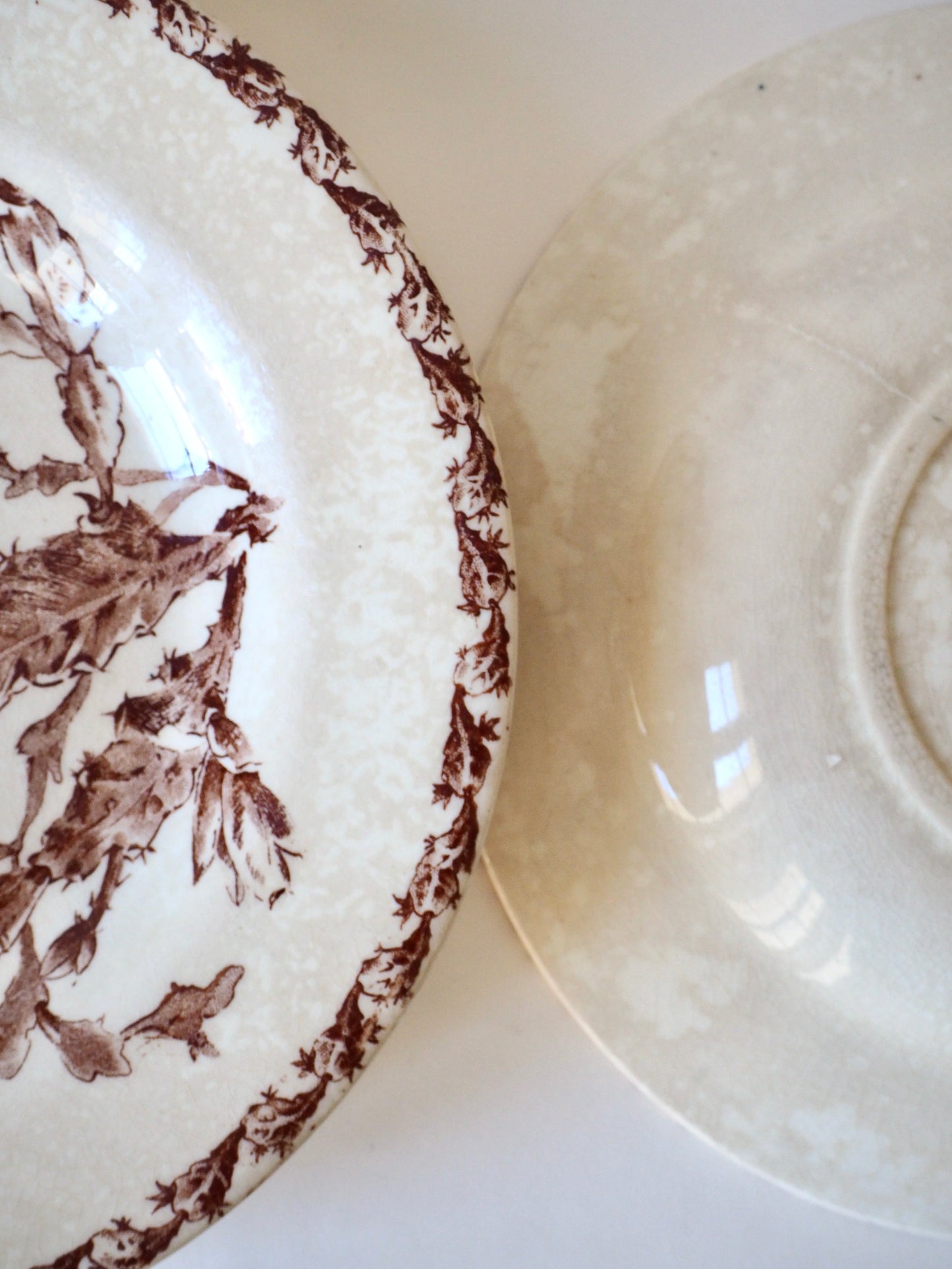 Assiettes en terre de fer, Gien