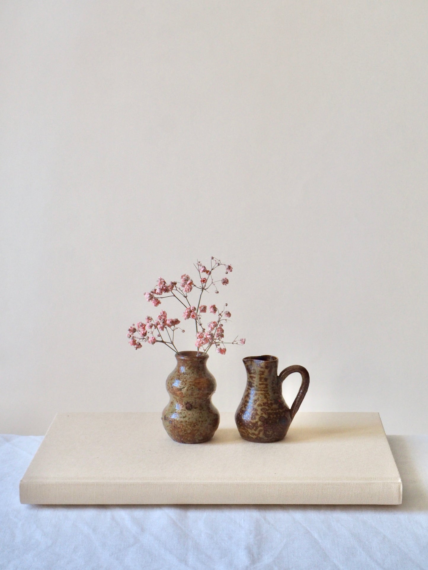 Duo de vases miniatures en grès
