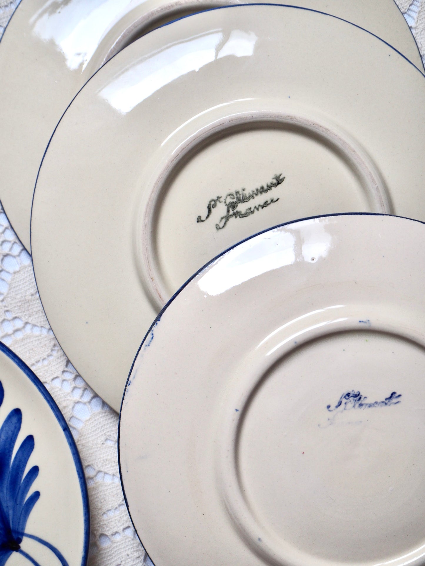 Les assiettes à desserts St Clément