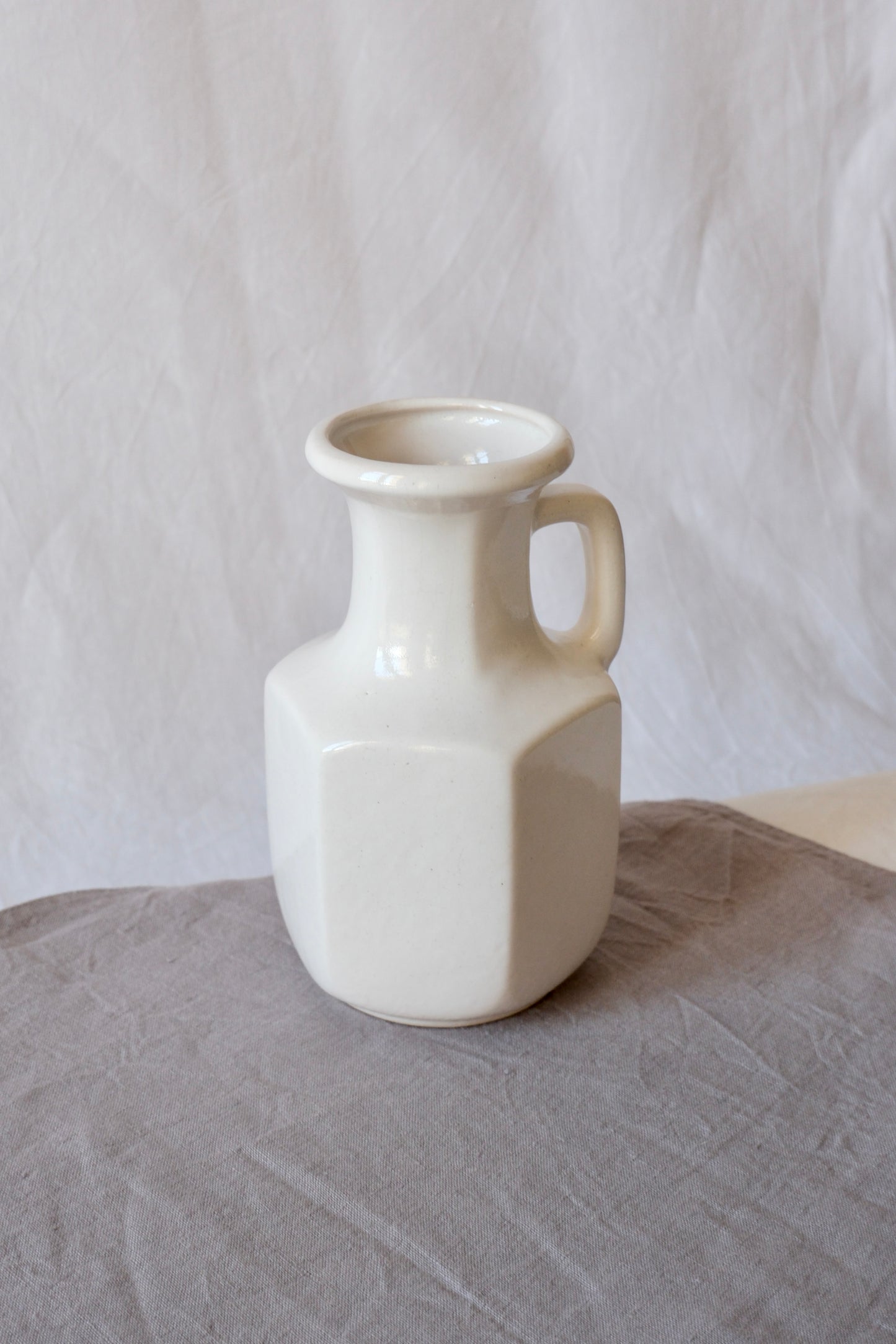 Pichet blanc, West Germany, Scheurich Keramik