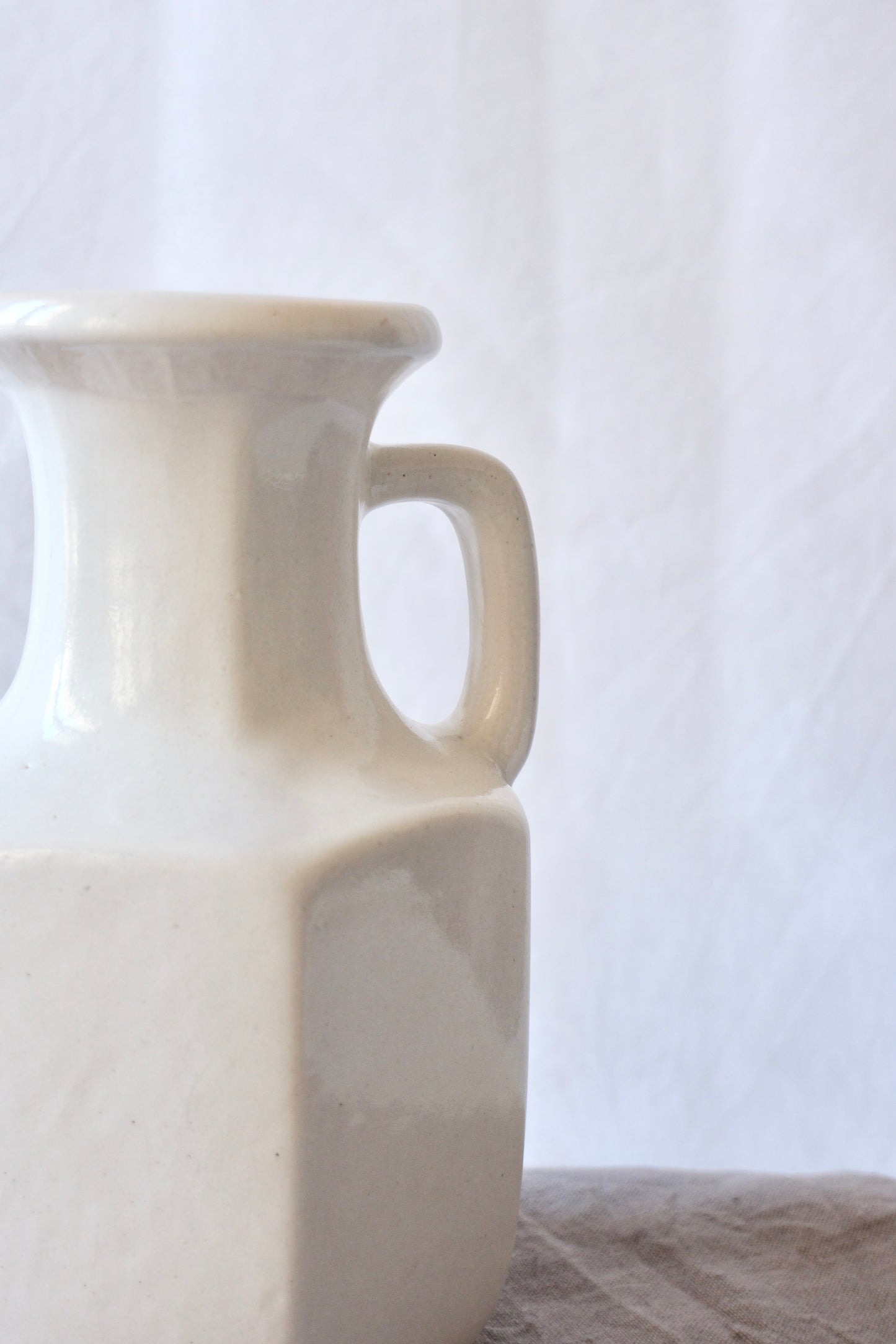 Pichet blanc, West Germany, Scheurich Keramik