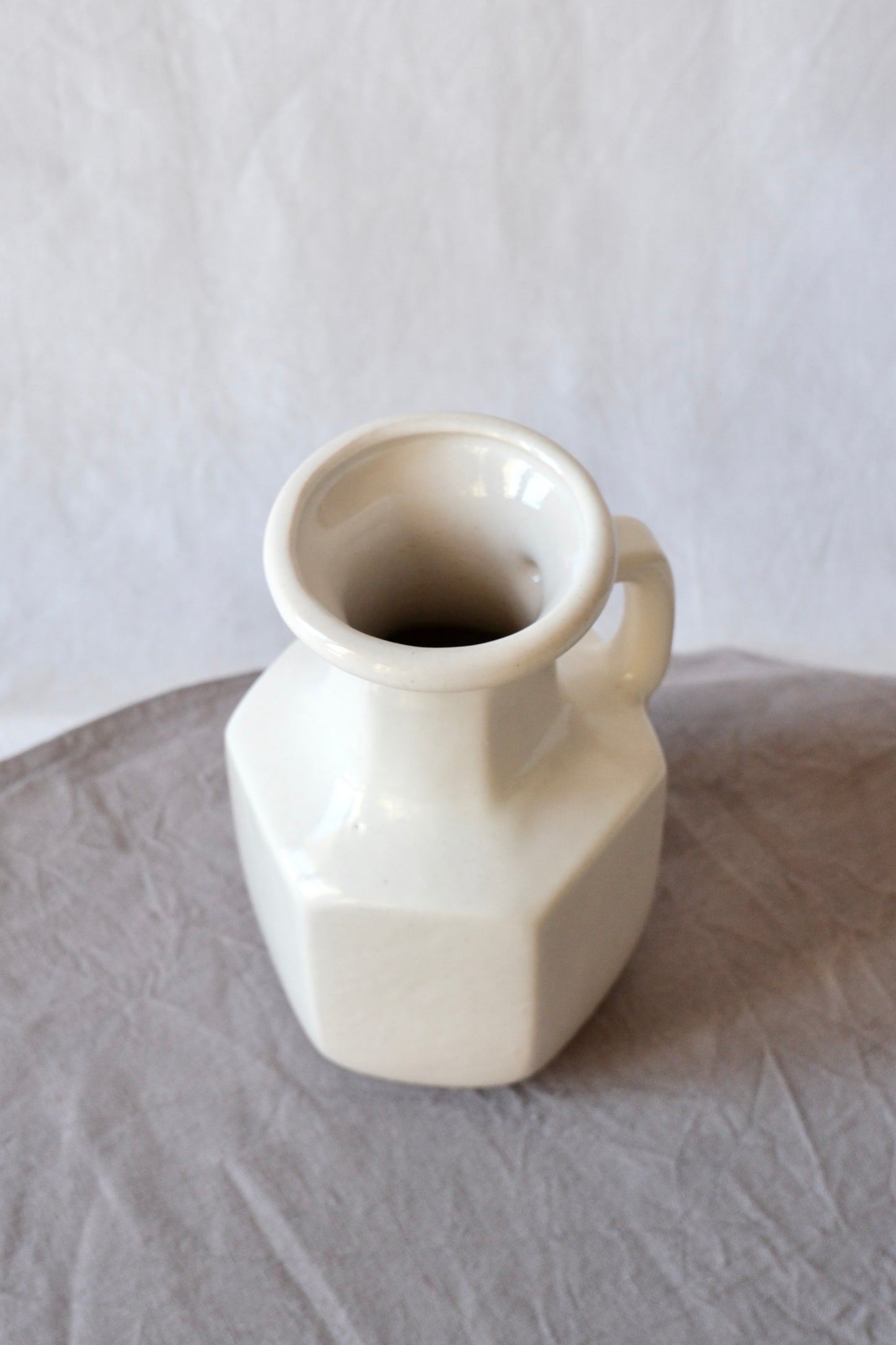 Pichet blanc, West Germany, Scheurich Keramik