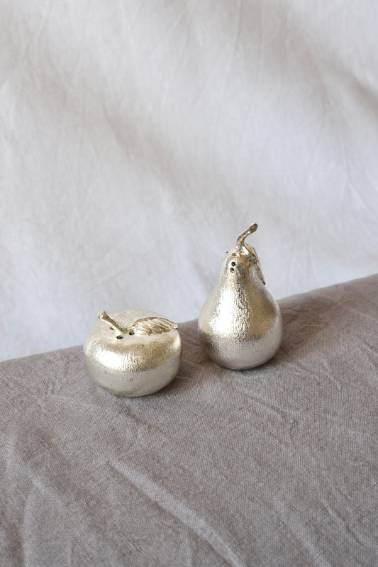 Salière et poivrière pomme poire