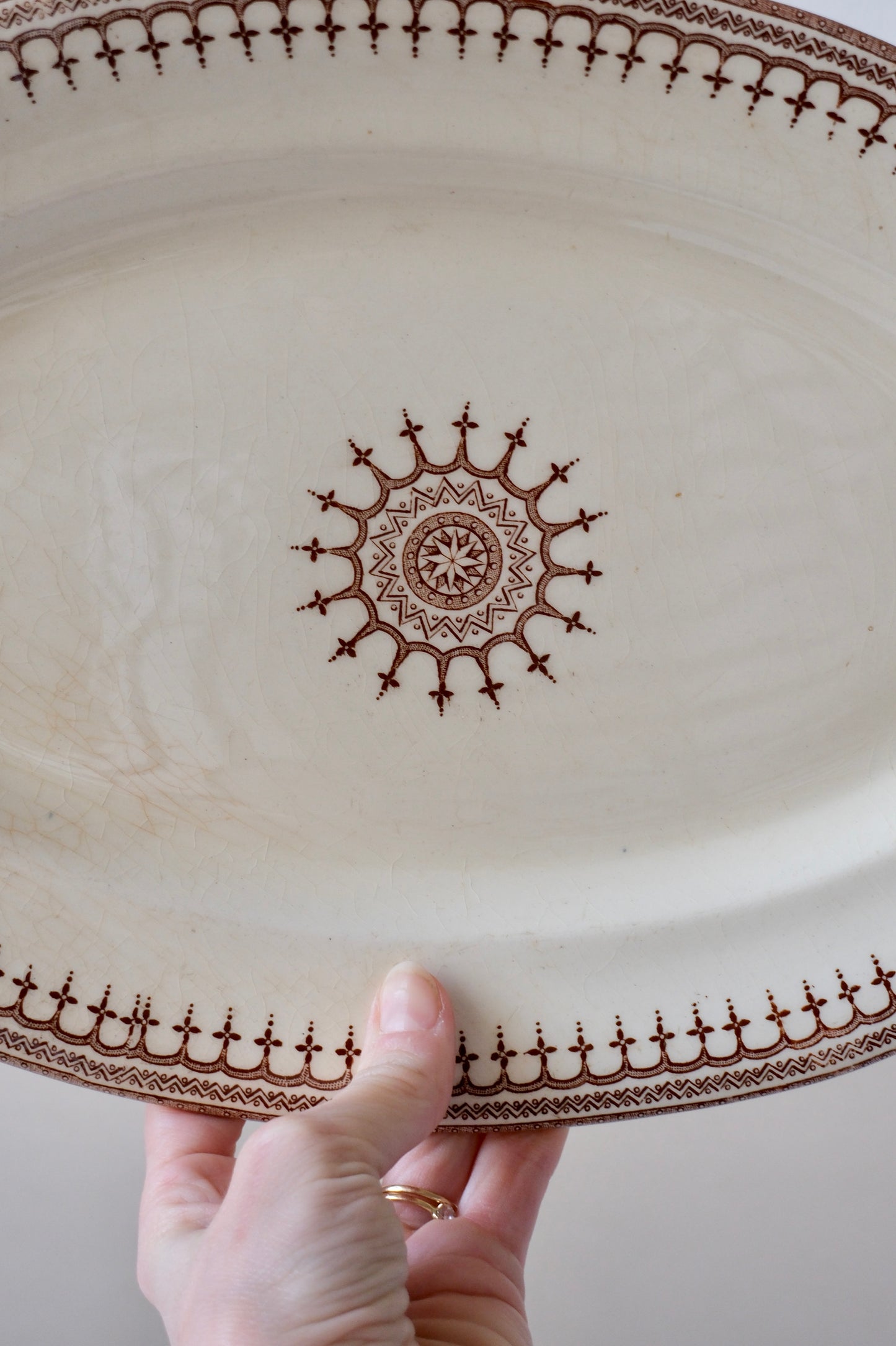 Plat en terre de fer Clairefontaine, Alhambra