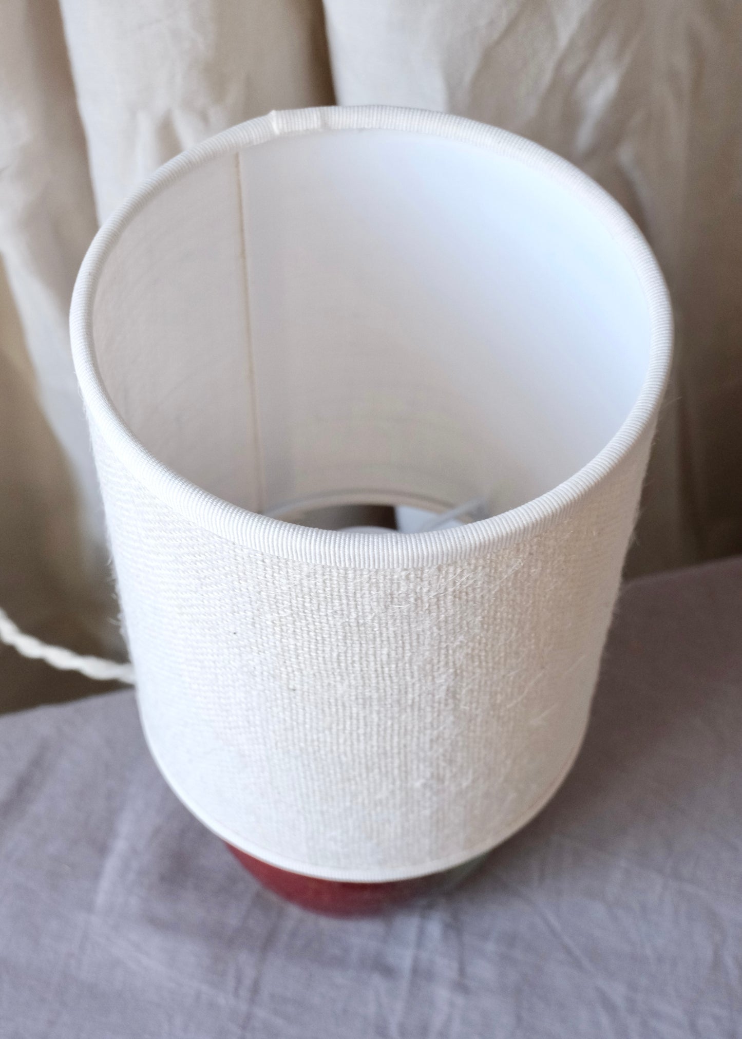 La lampe en céramique ronde