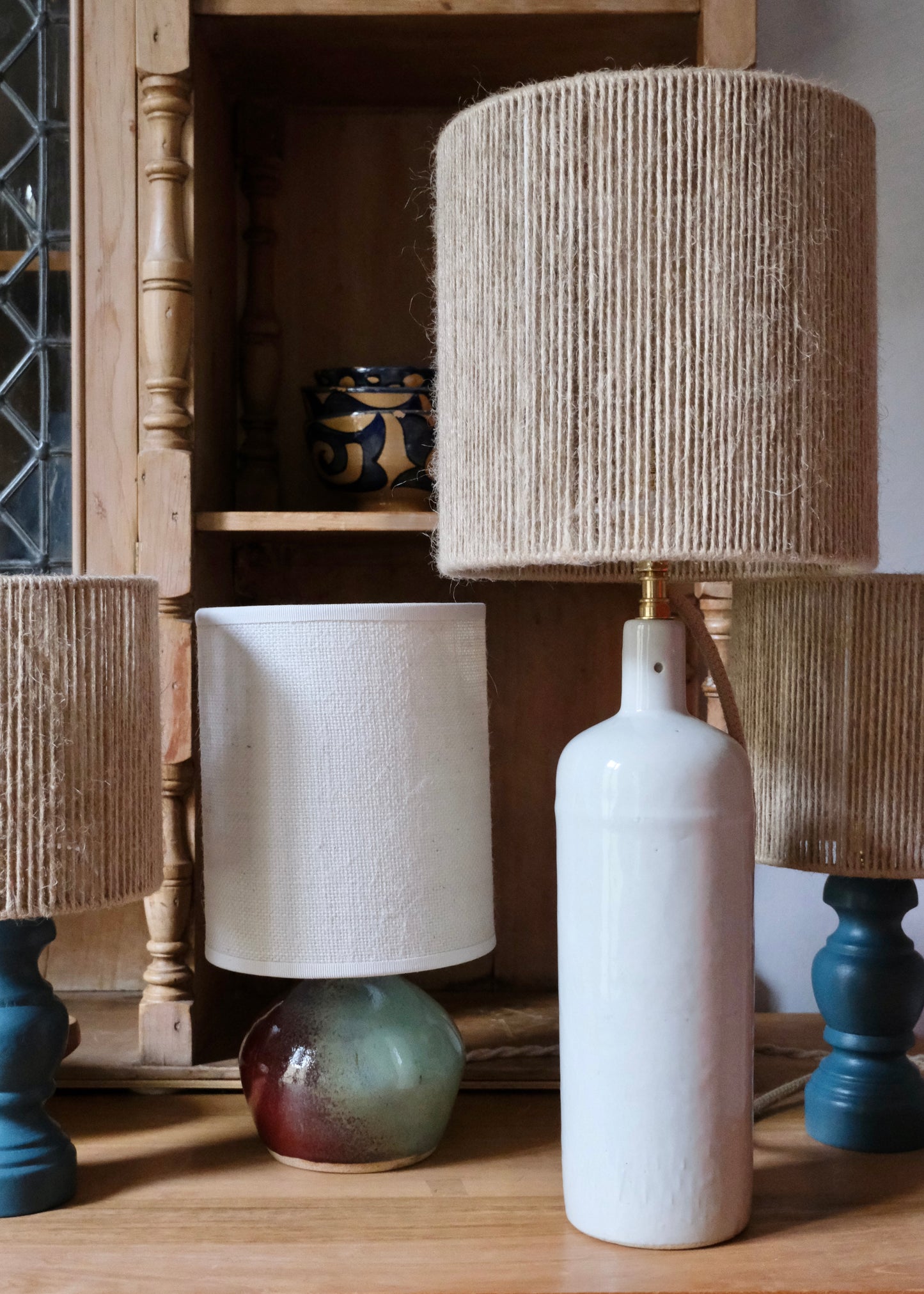 La lampe en céramique ronde