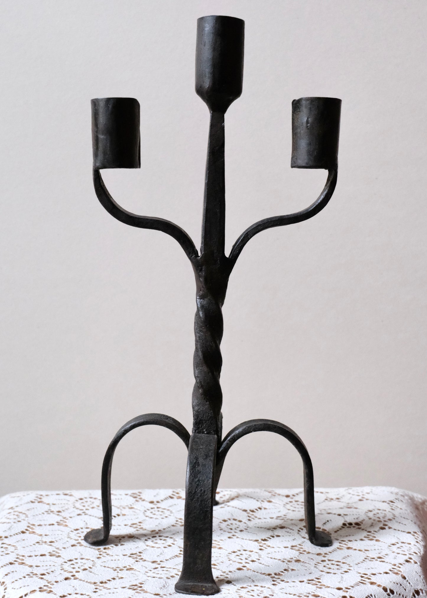 Chandelier en fer forgé