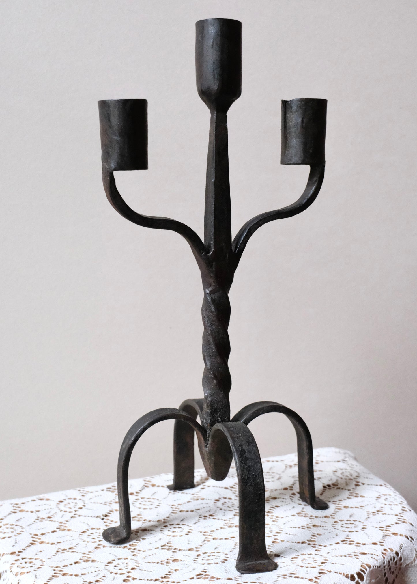 Chandelier en fer forgé