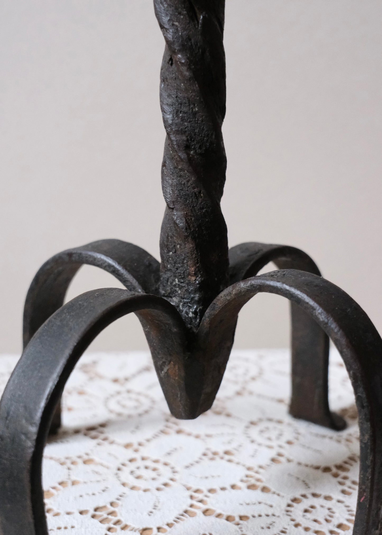 Chandelier en fer forgé