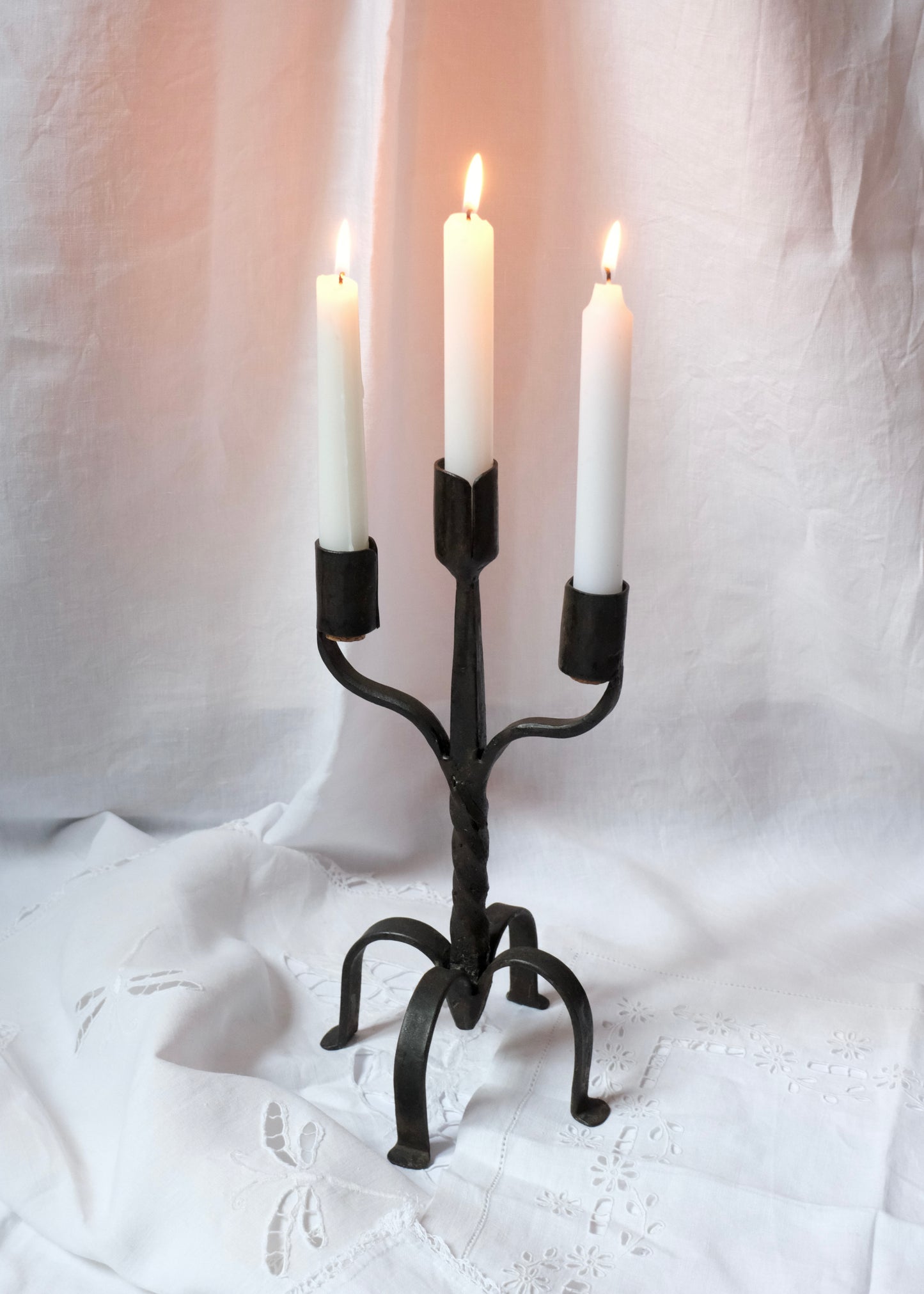 Chandelier en fer forgé