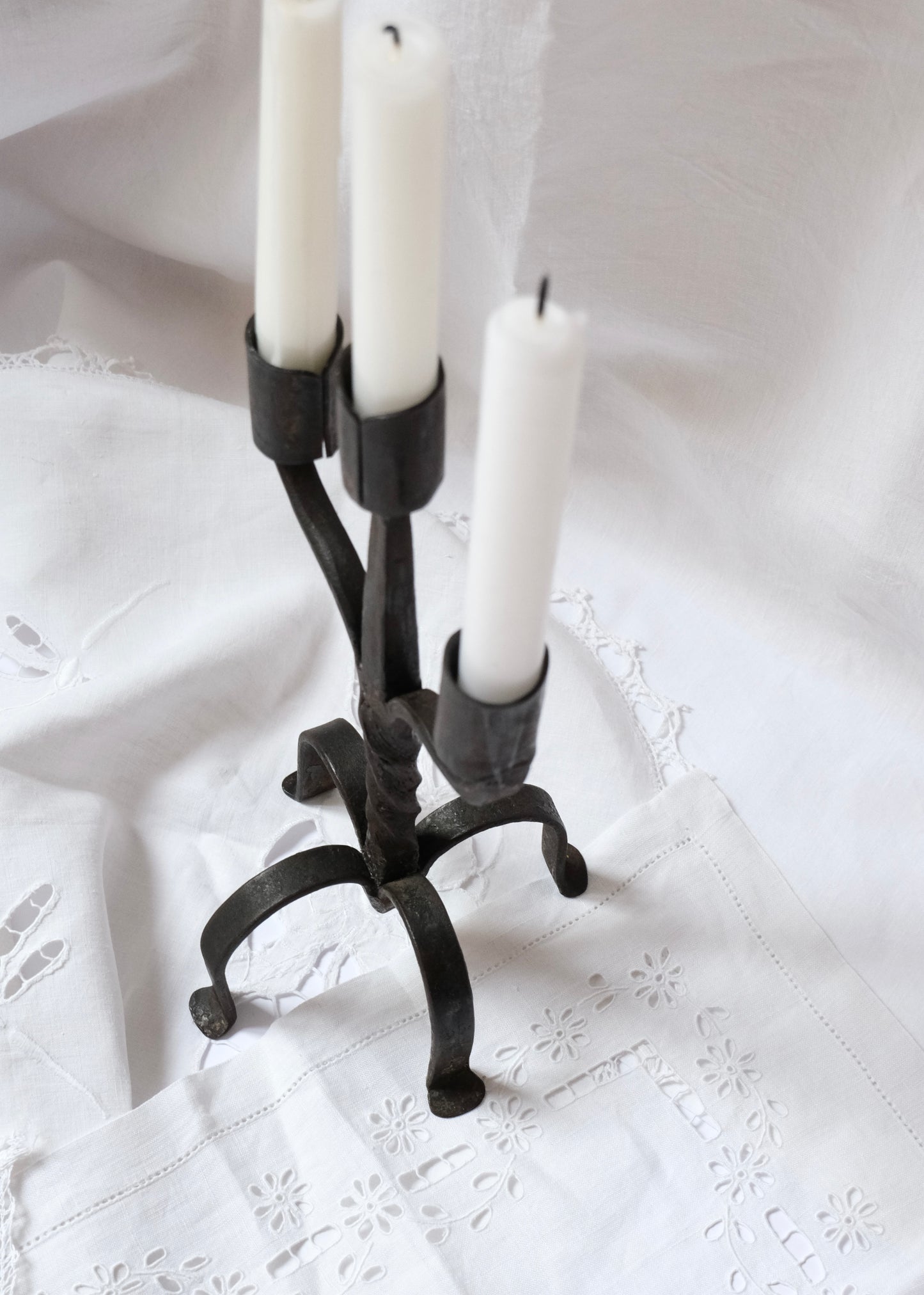 Chandelier en fer forgé