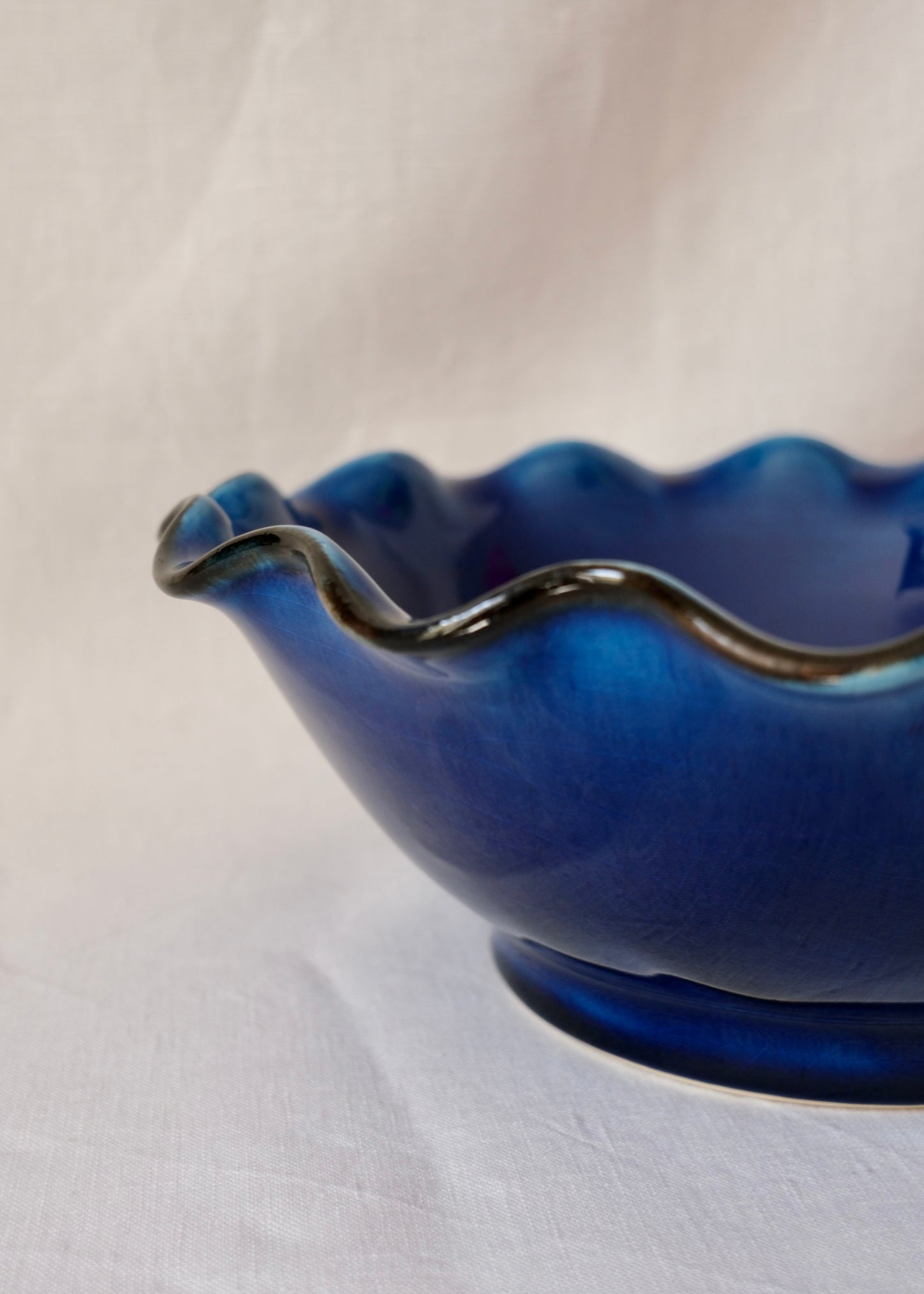 Bol saladier bleu cobalt