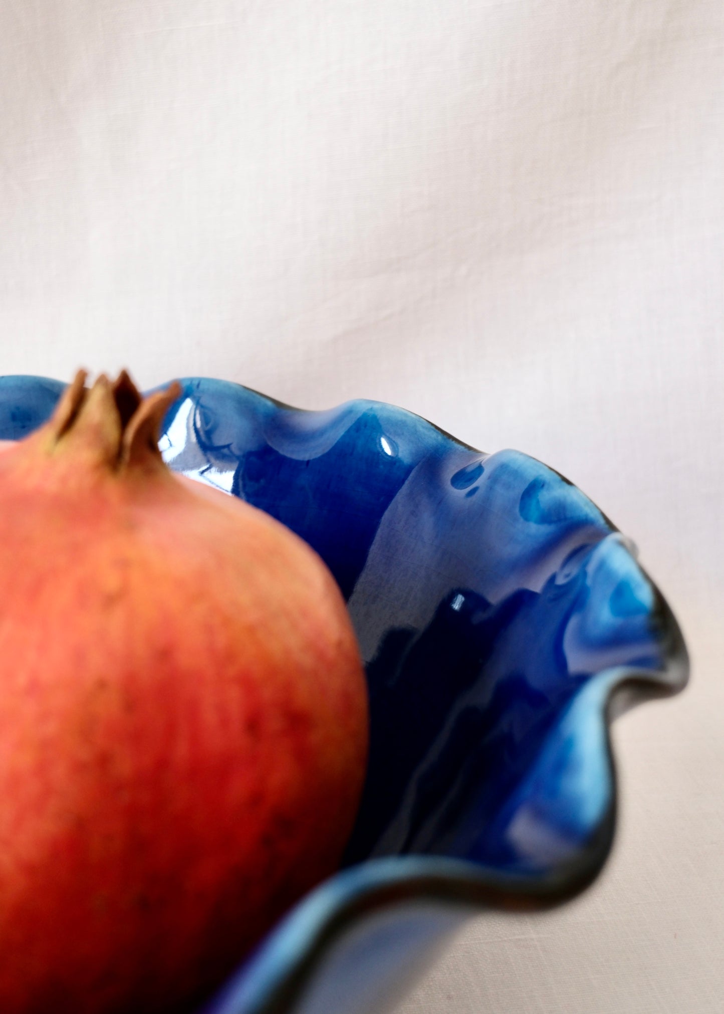 Bol saladier bleu cobalt