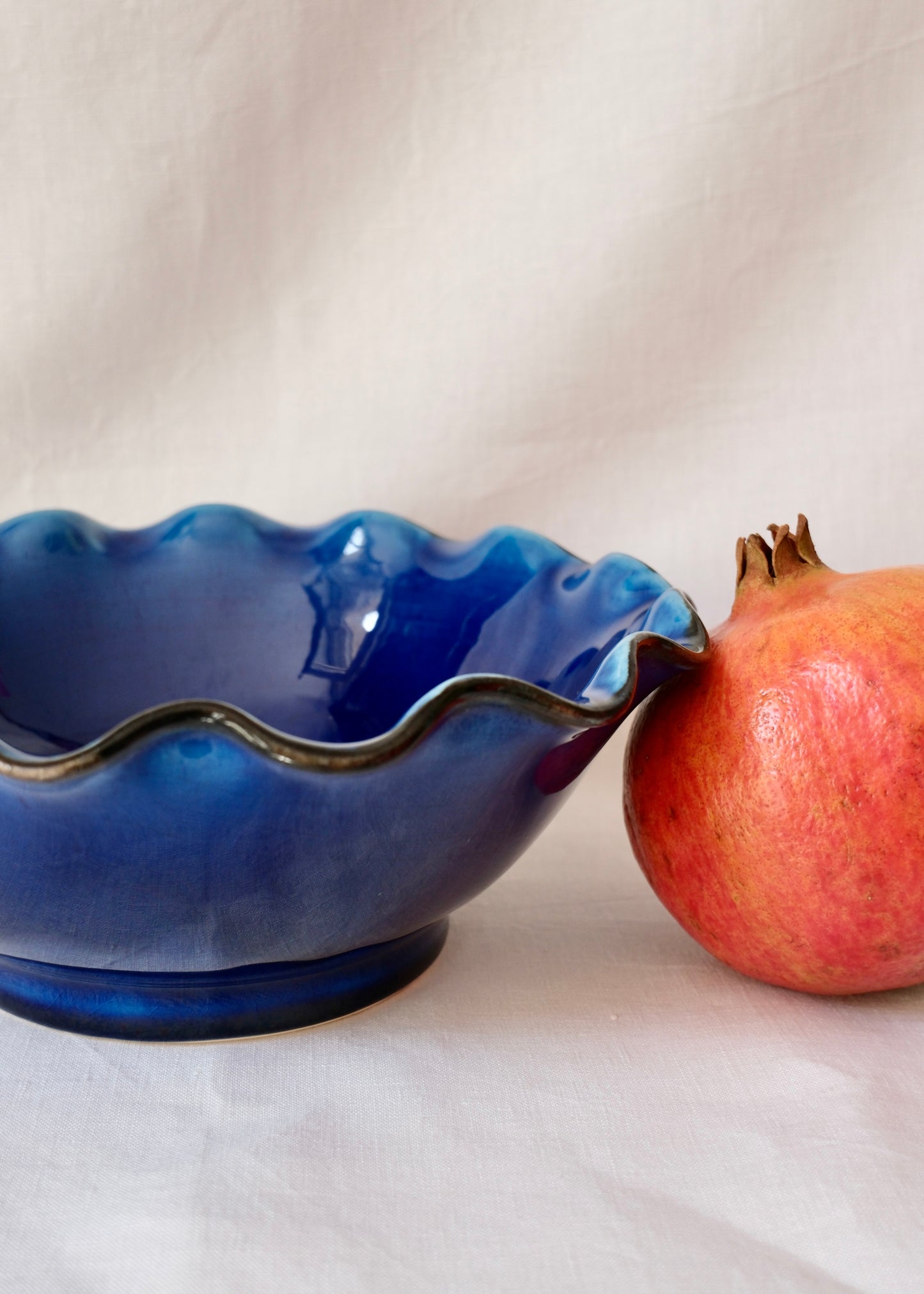 Bol saladier bleu cobalt