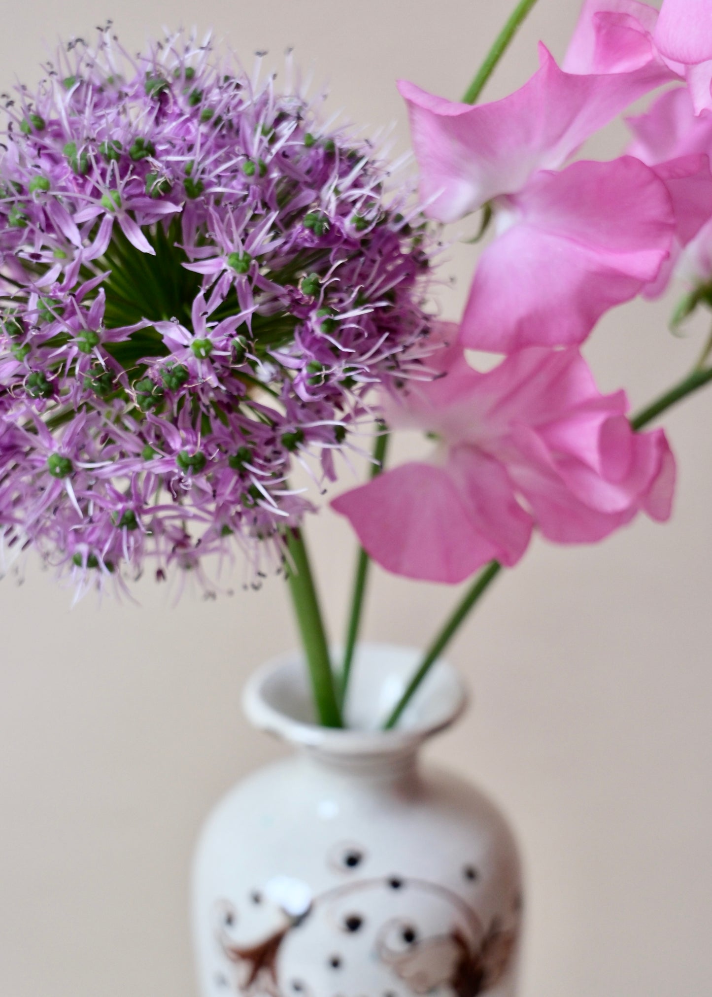 Vases bouteilles en céramique Italienne