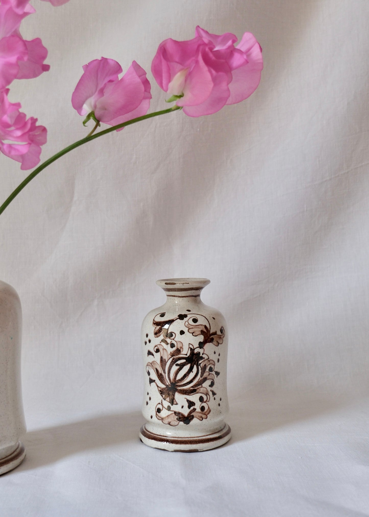 Vases bouteilles en céramique Italienne