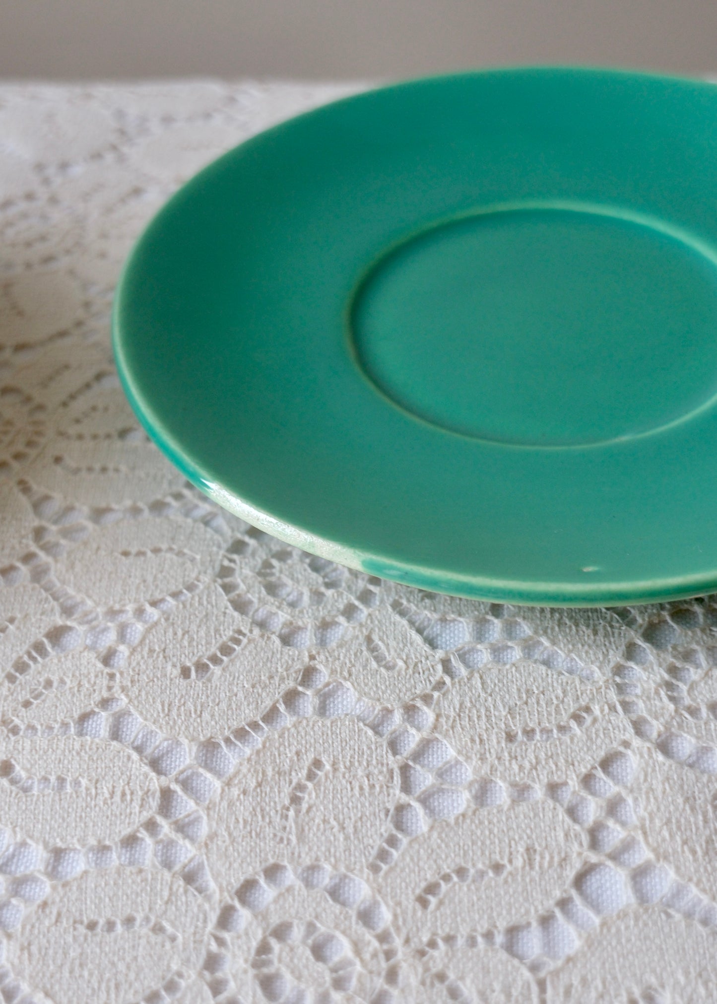 La tasse verte turquoise