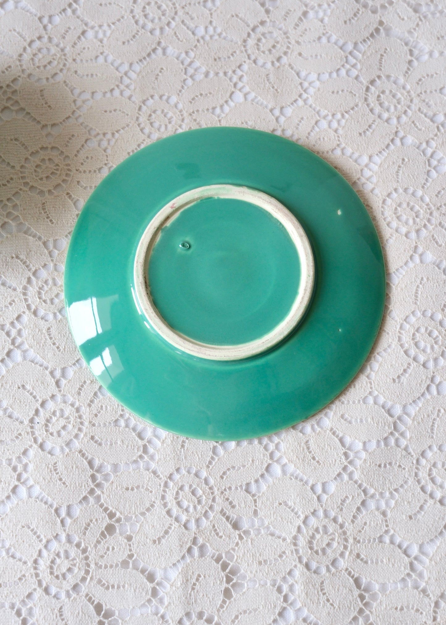 La tasse verte turquoise