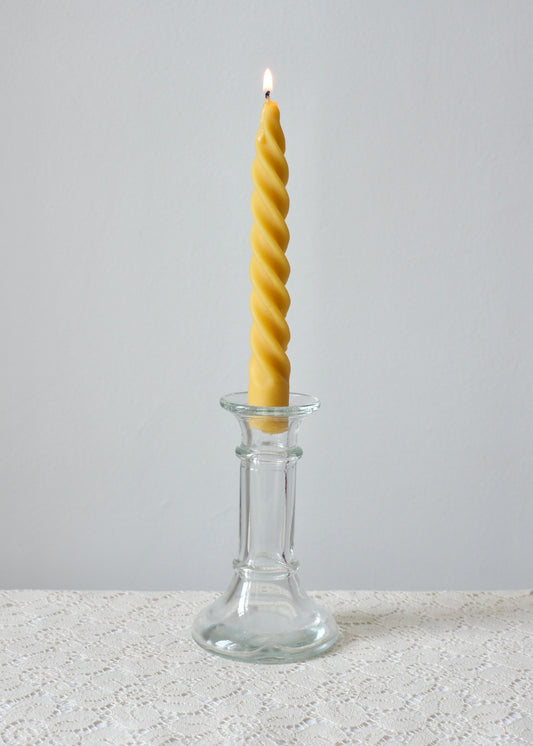 Bougeoir en verre