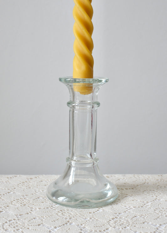Bougeoir en verre