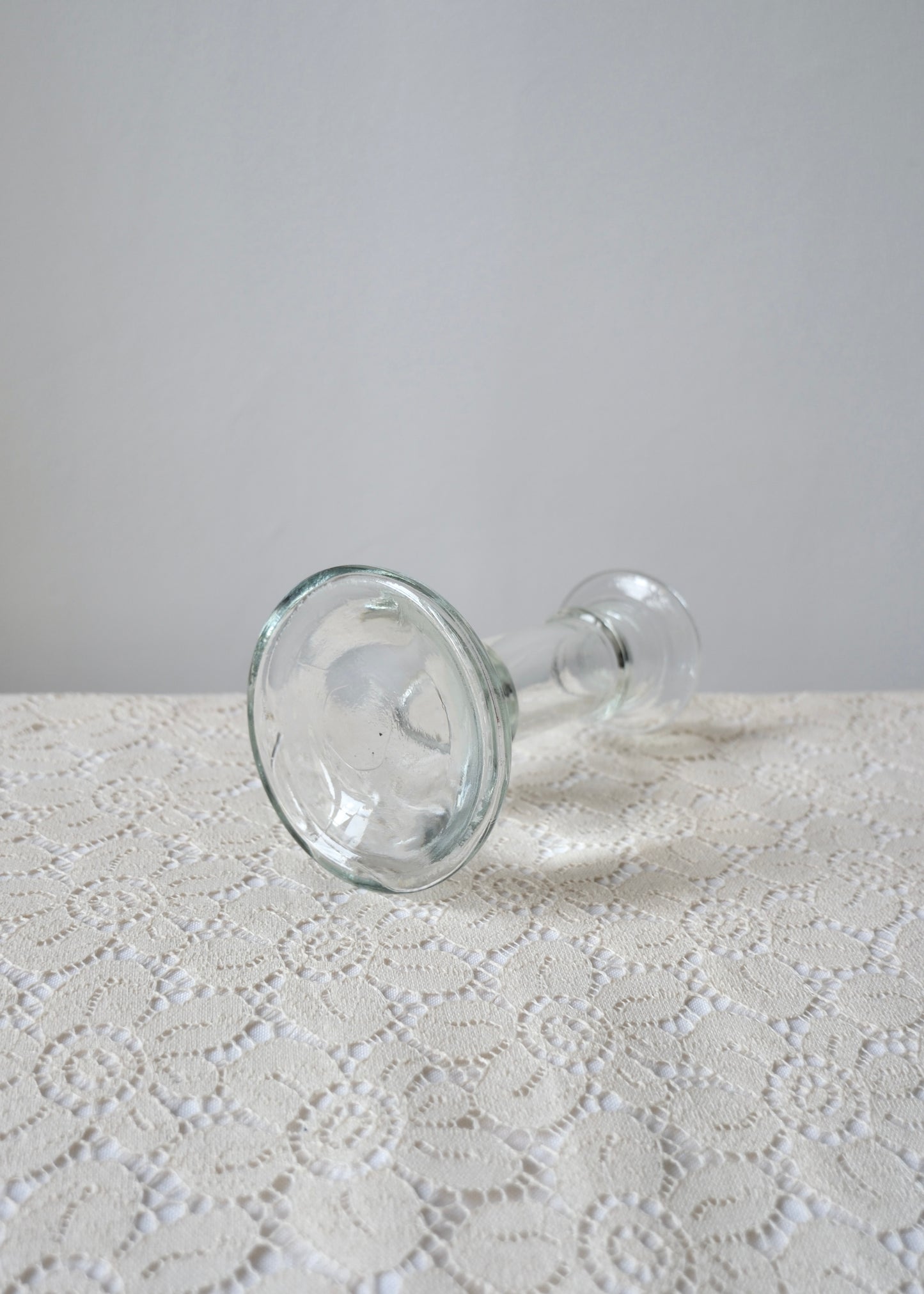 Bougeoir en verre