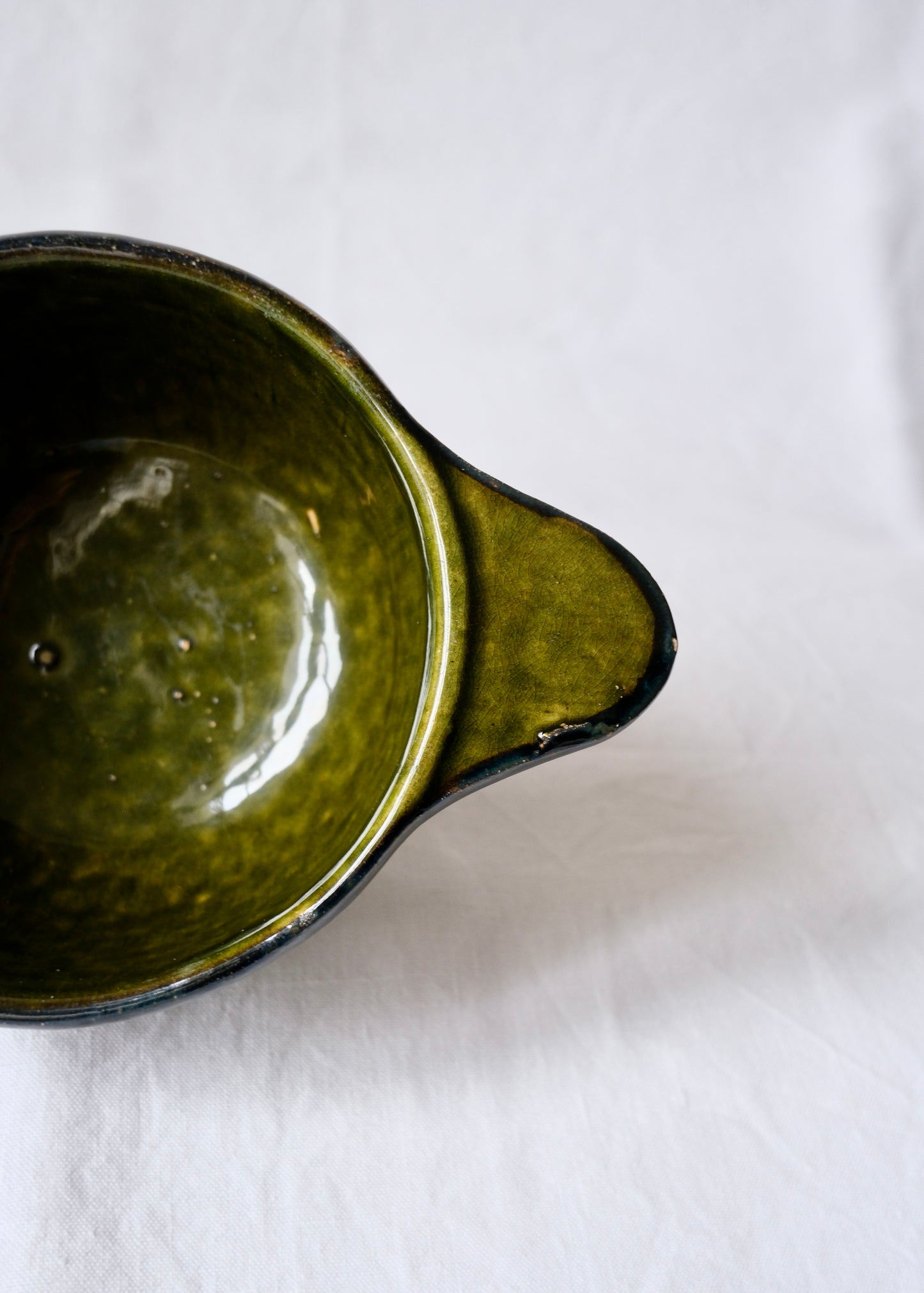 Le bol à oreilles vert