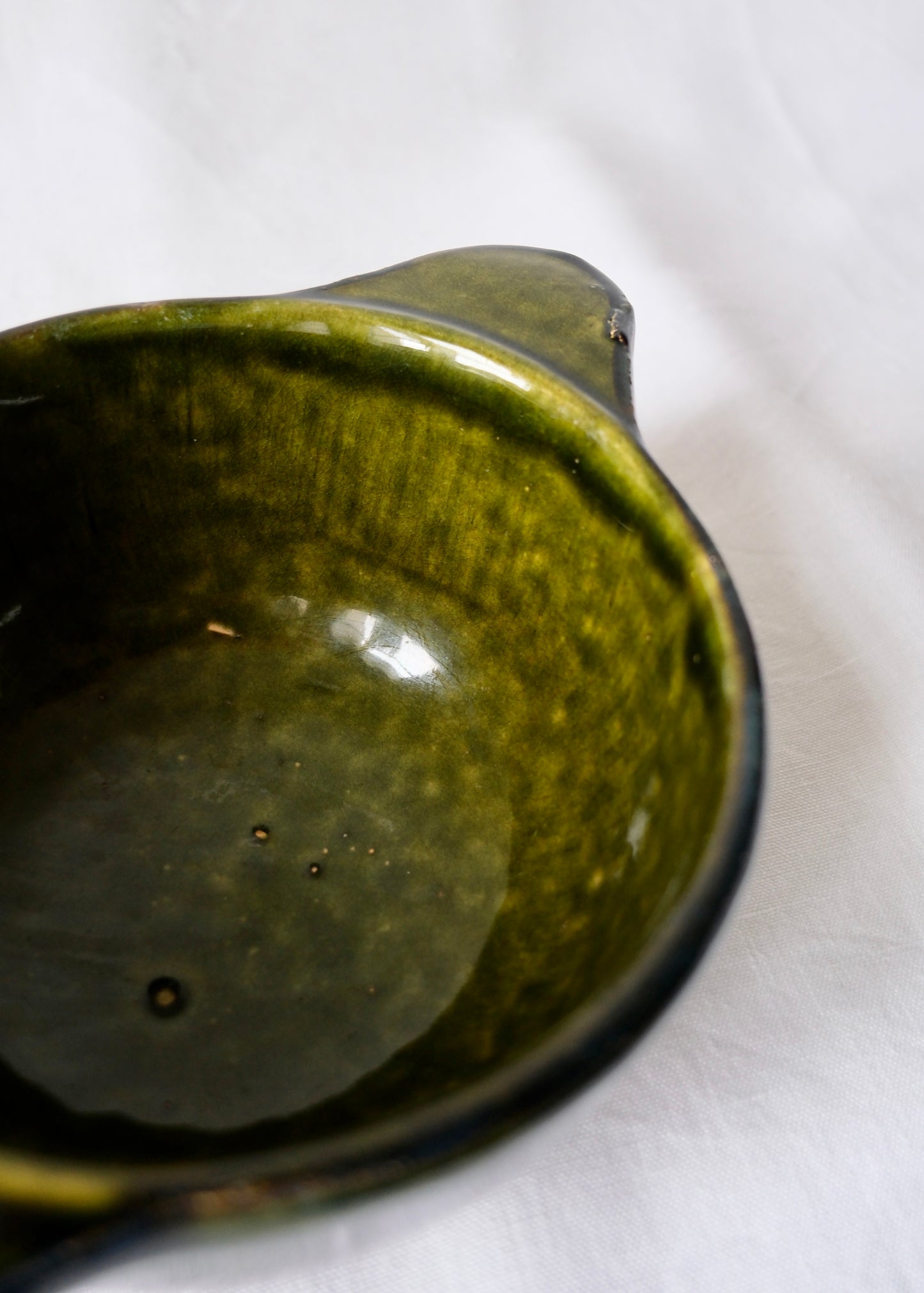 Le bol à oreilles vert