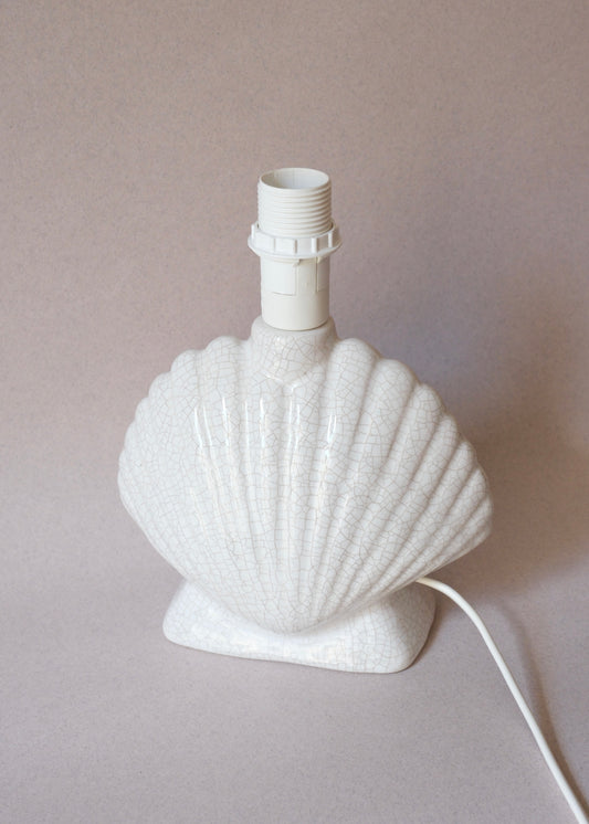 Pied de lampe coquillage en céramique
