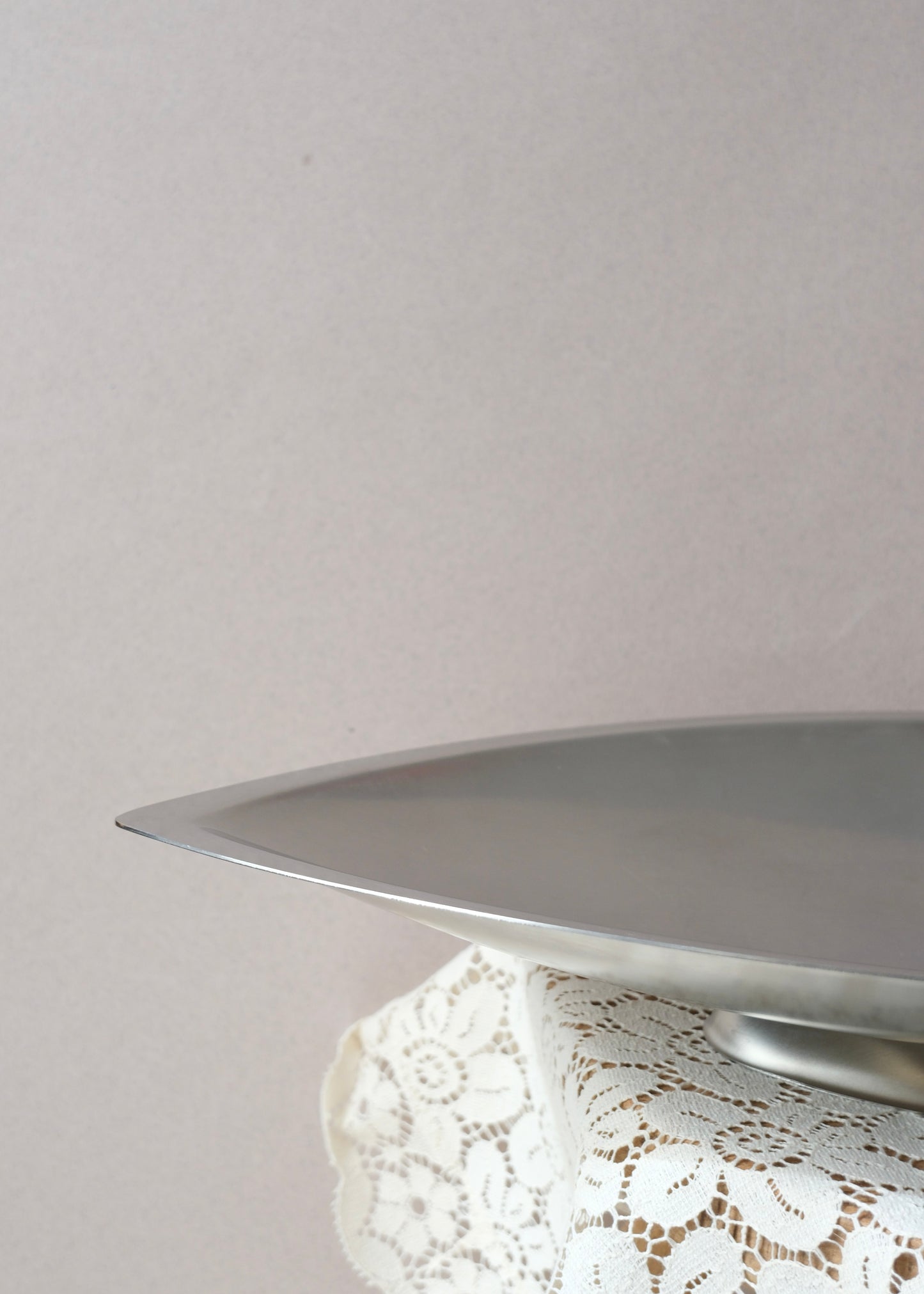 Grande coupe en inox, Guy Degrenne