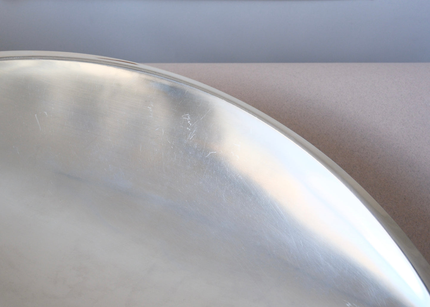 Grande coupe en inox, Guy Degrenne