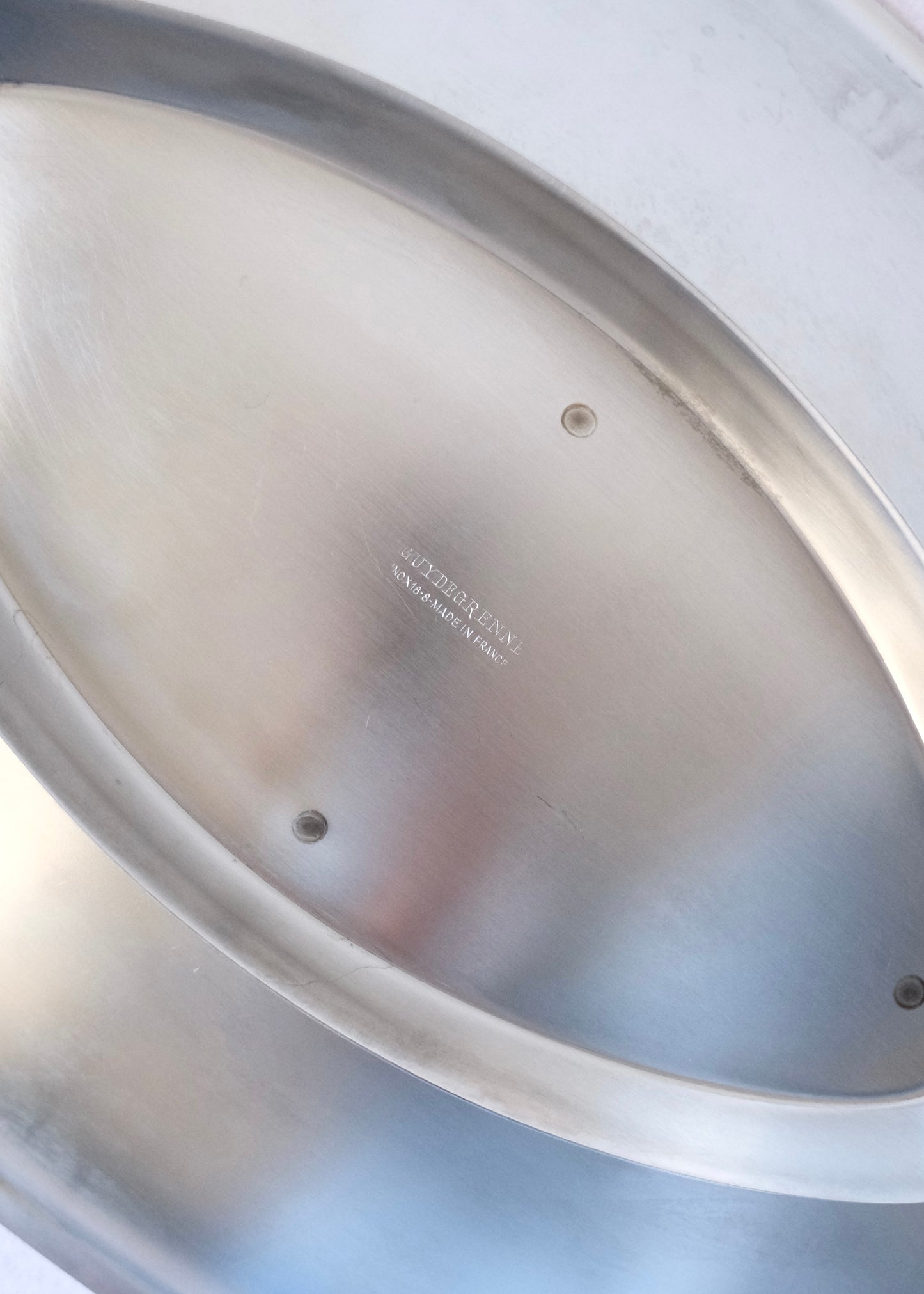 Grande coupe en inox, Guy Degrenne