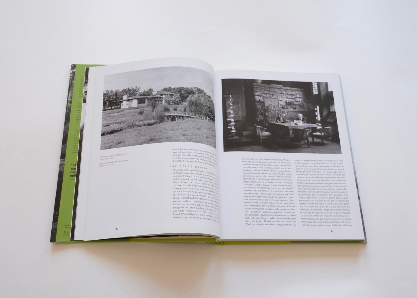 Franck Lloyd Wright, Taschen