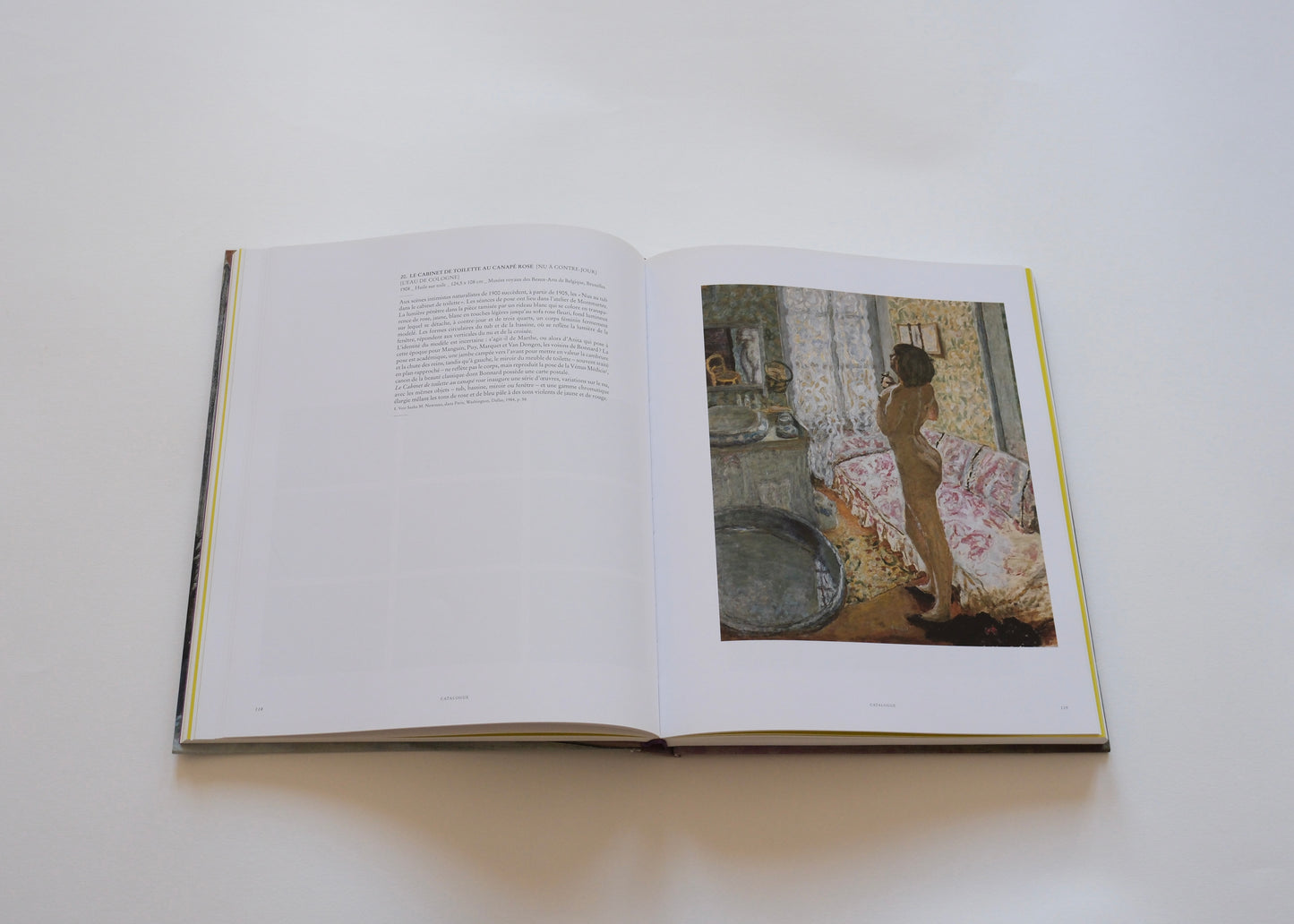 Bonnard, l'oeuvre d'art, un arrêt du temps