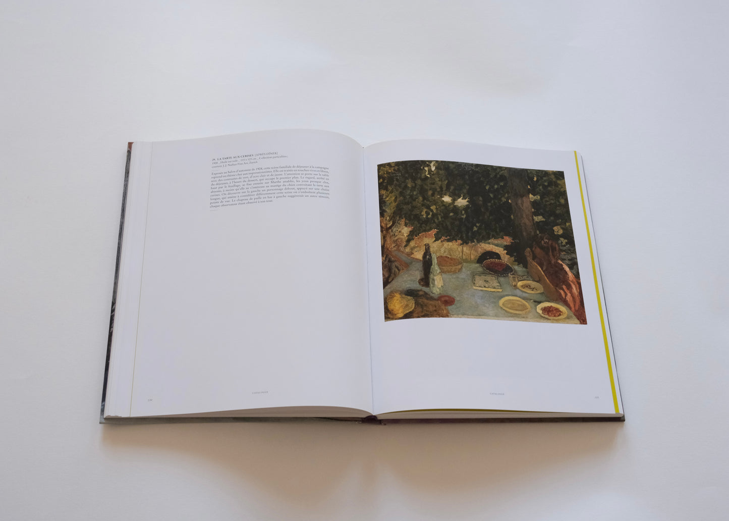Bonnard, l'oeuvre d'art, un arrêt du temps