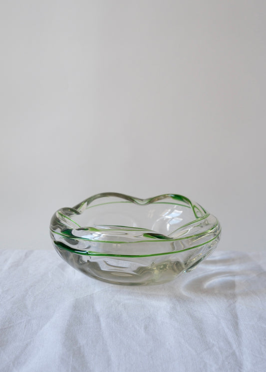 Le cendrier, vide poche en verre