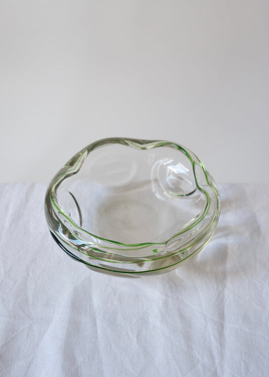 Le cendrier, vide poche en verre