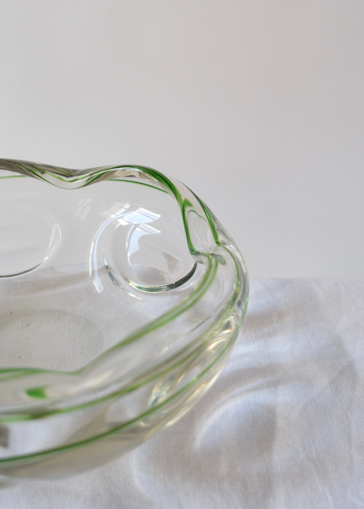 Le cendrier, vide poche en verre