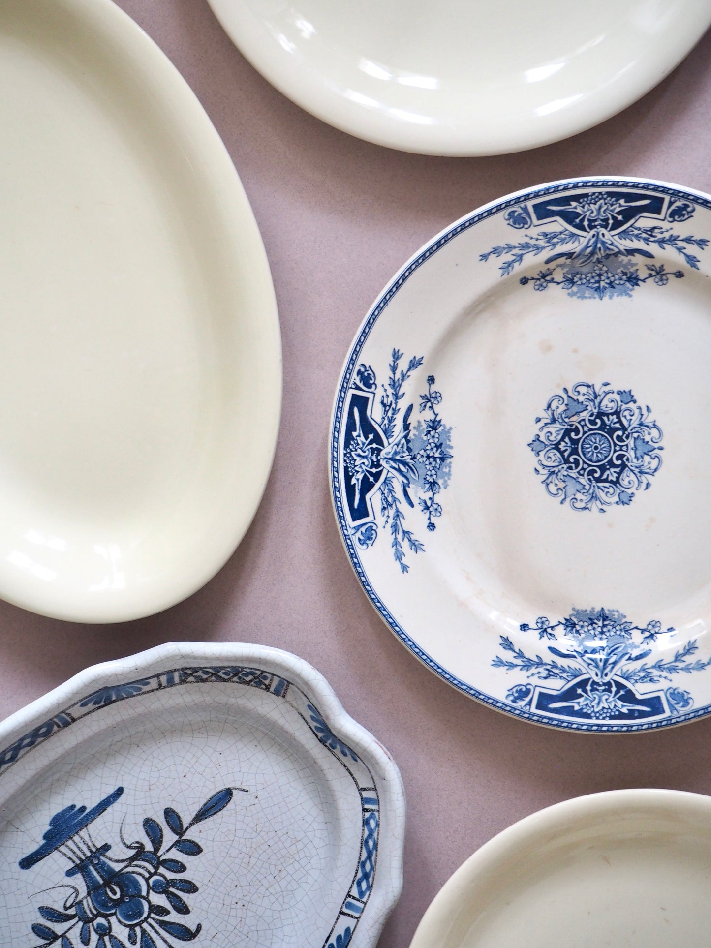 Le grand plat rond Terre de fer de Clairefontaine