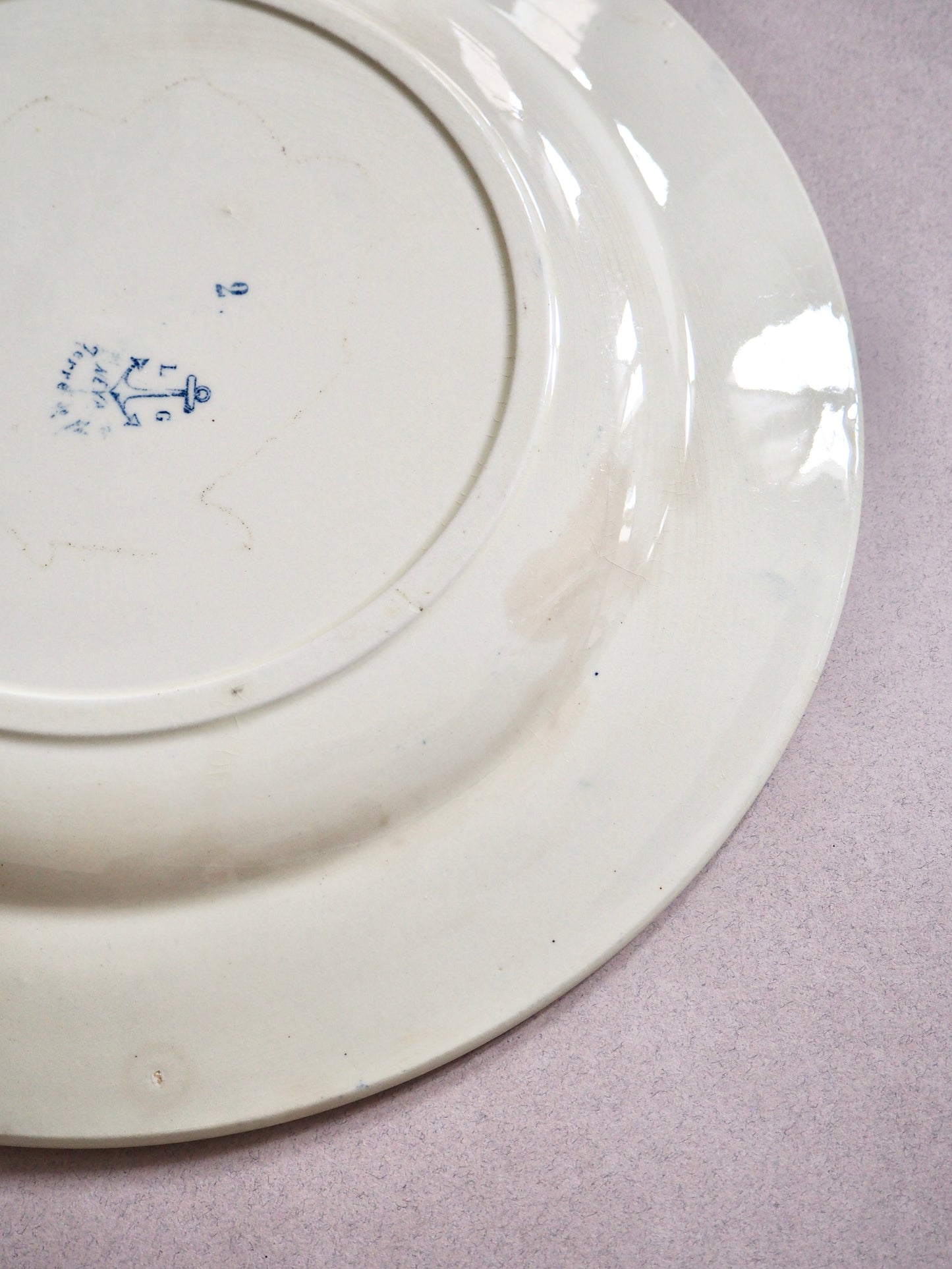 Le grand plat rond Terre de fer de Clairefontaine