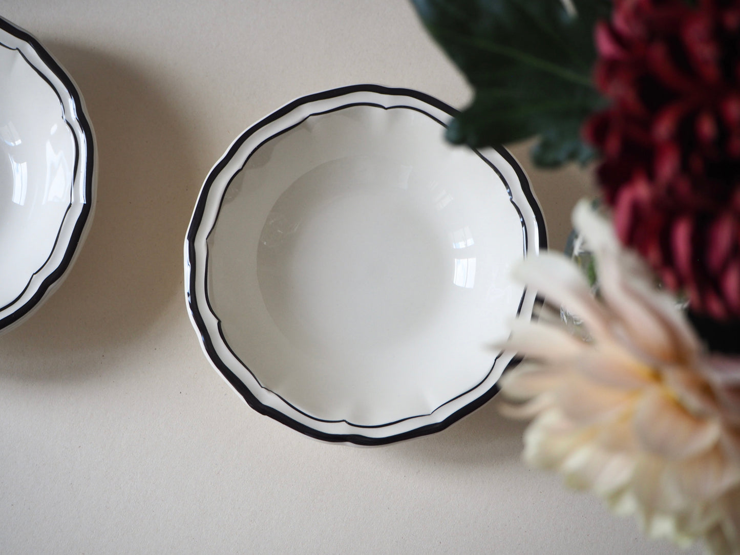 Les coupelles en faïence de Gien