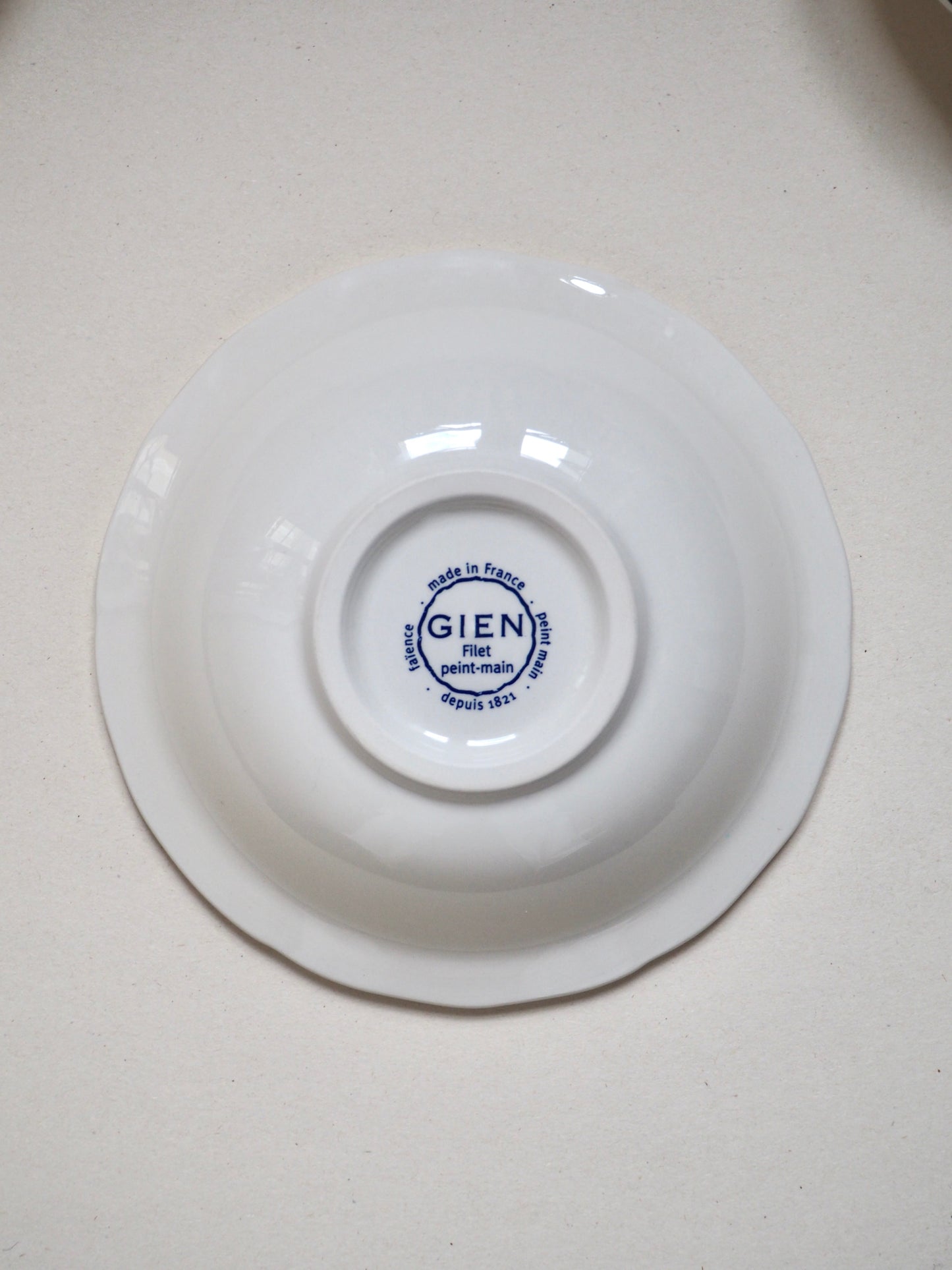 Les coupelles en faïence de Gien