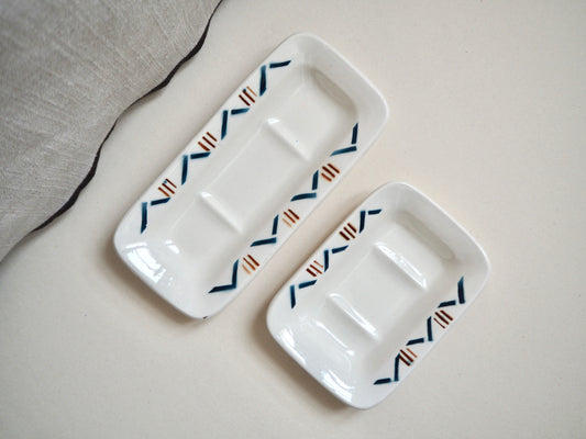 Accessoires de toilette en faïence