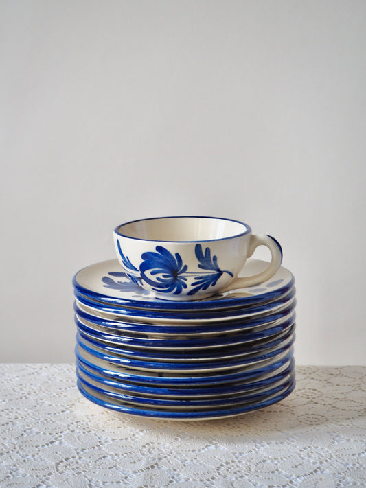 Service à café en faïence St Clément